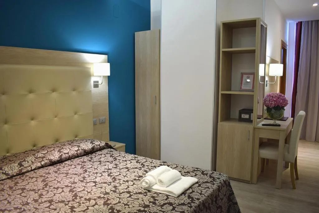 Bed in Hotel Baffo Rosso