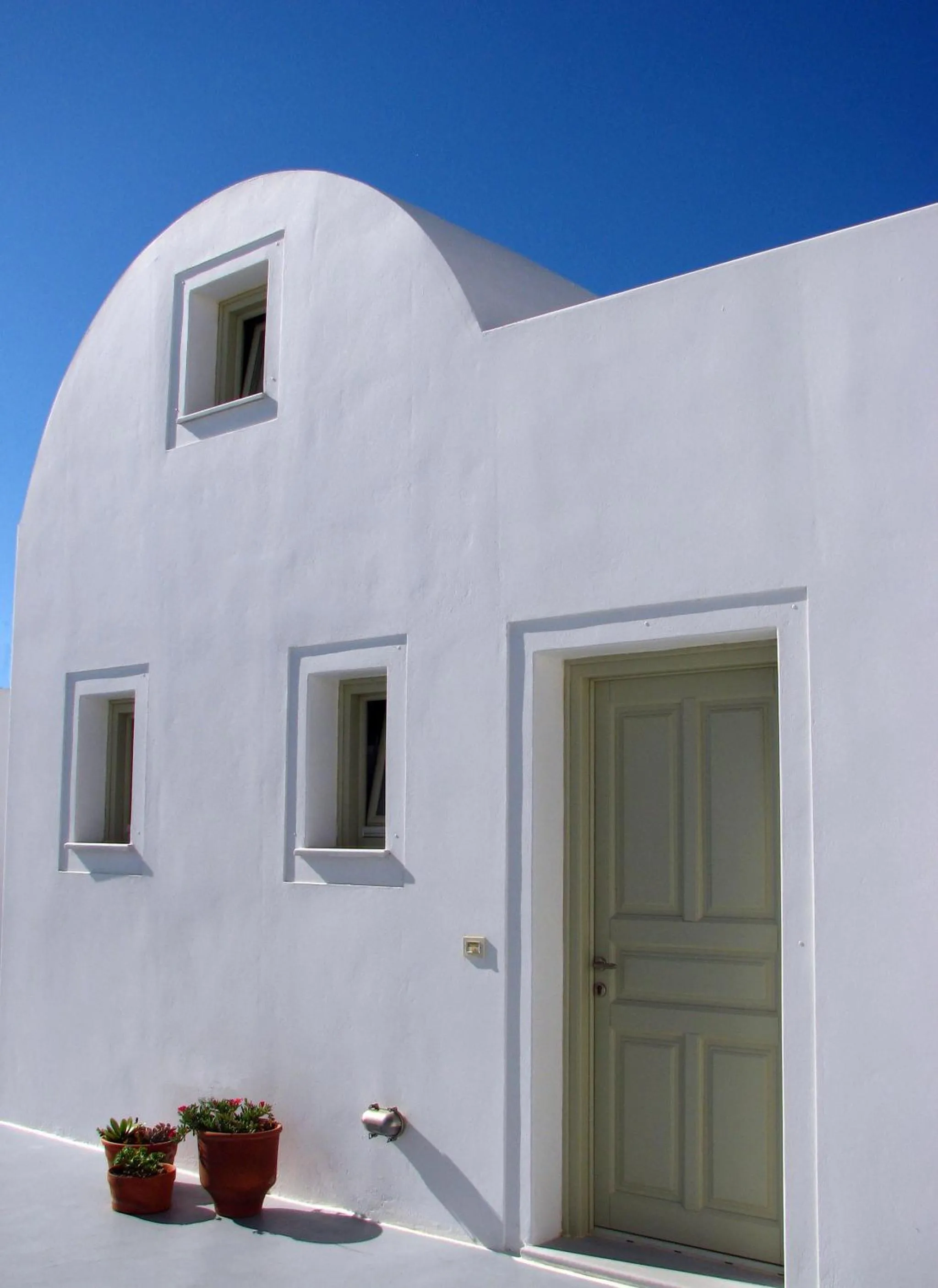 Facade/entrance in Irida - Santorini