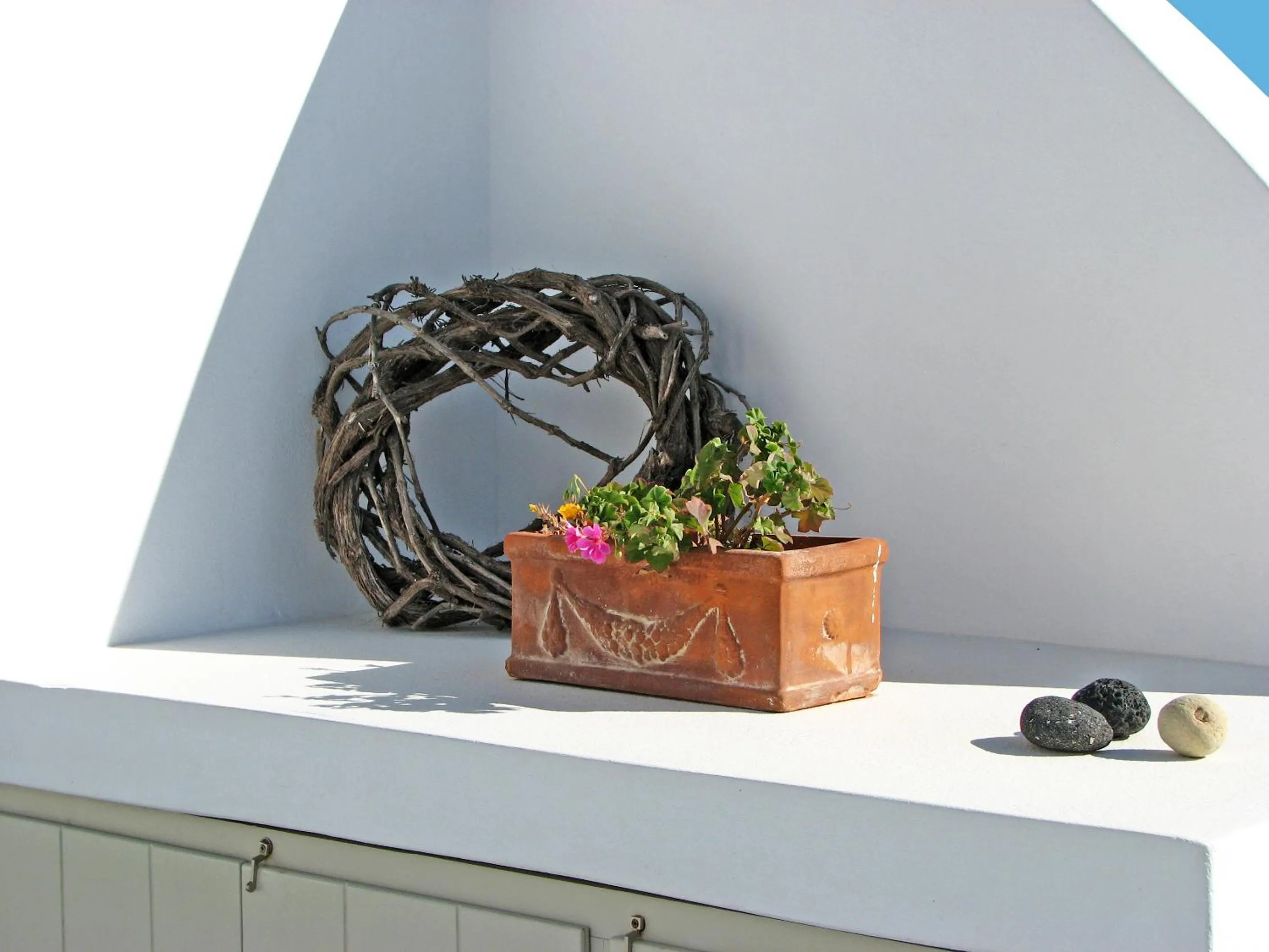 Decorative detail in Irida - Santorini