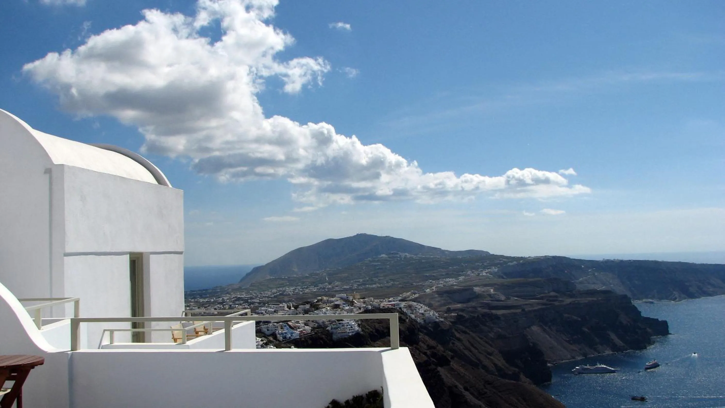 Balcony/Terrace in Irida - Santorini
