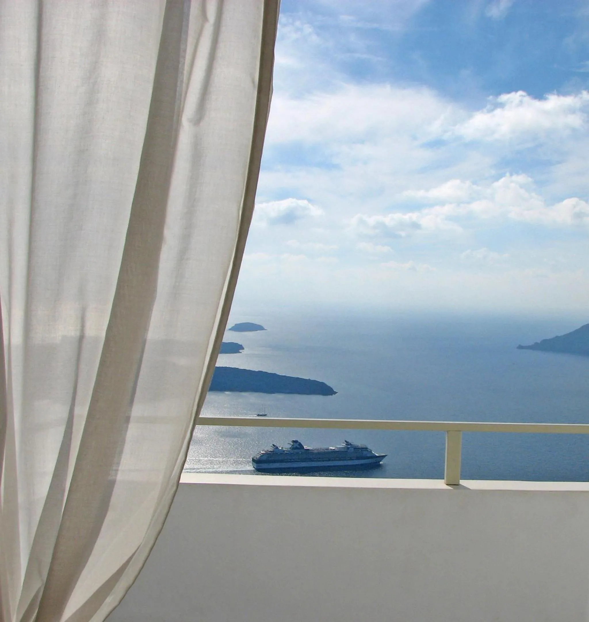 View (from property/room) in Irida - Santorini