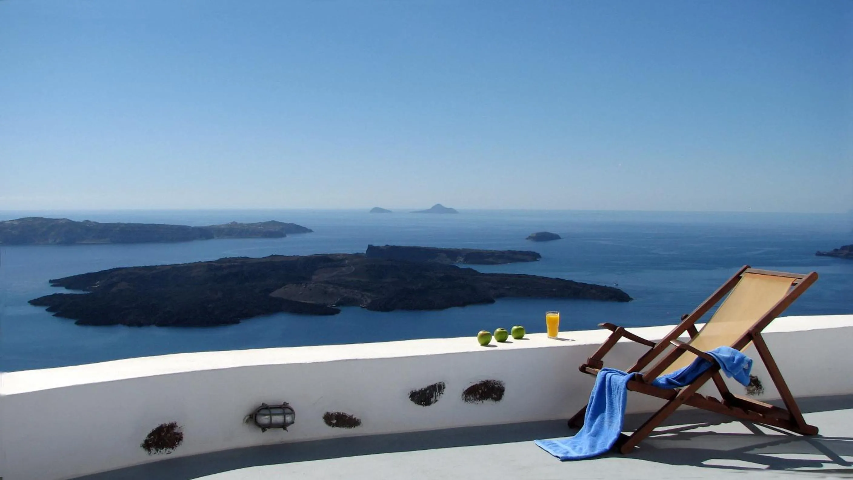 Balcony/Terrace in Irida - Santorini
