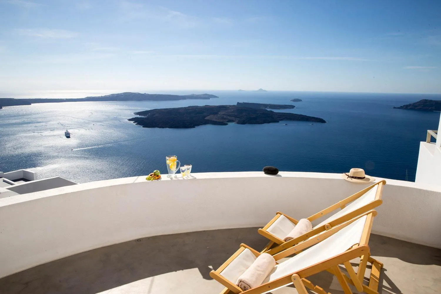Balcony/Terrace in Irida - Santorini