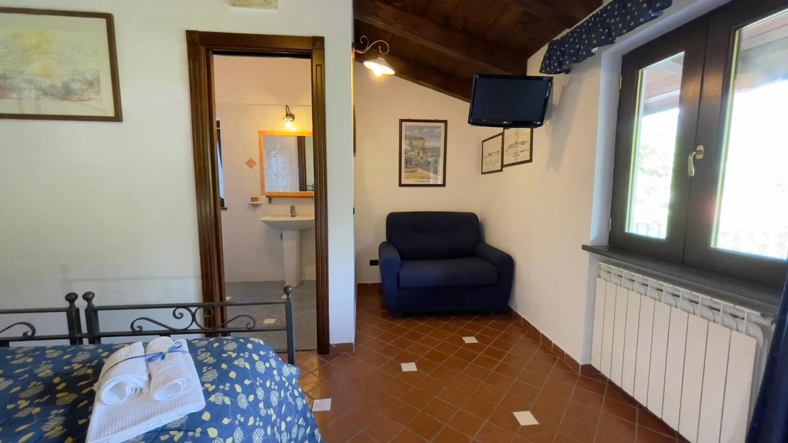 Bed in Agriturismo La Casa Del Ghiro