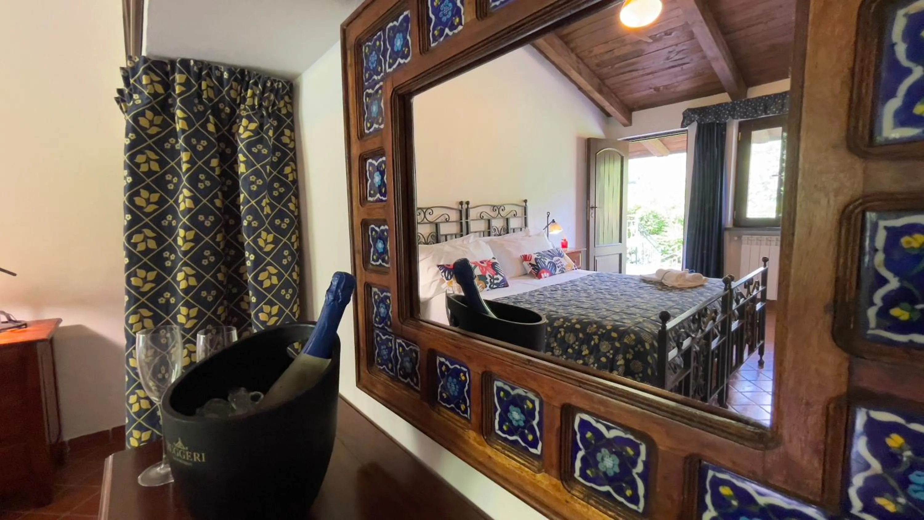 Bed in Agriturismo La Casa Del Ghiro