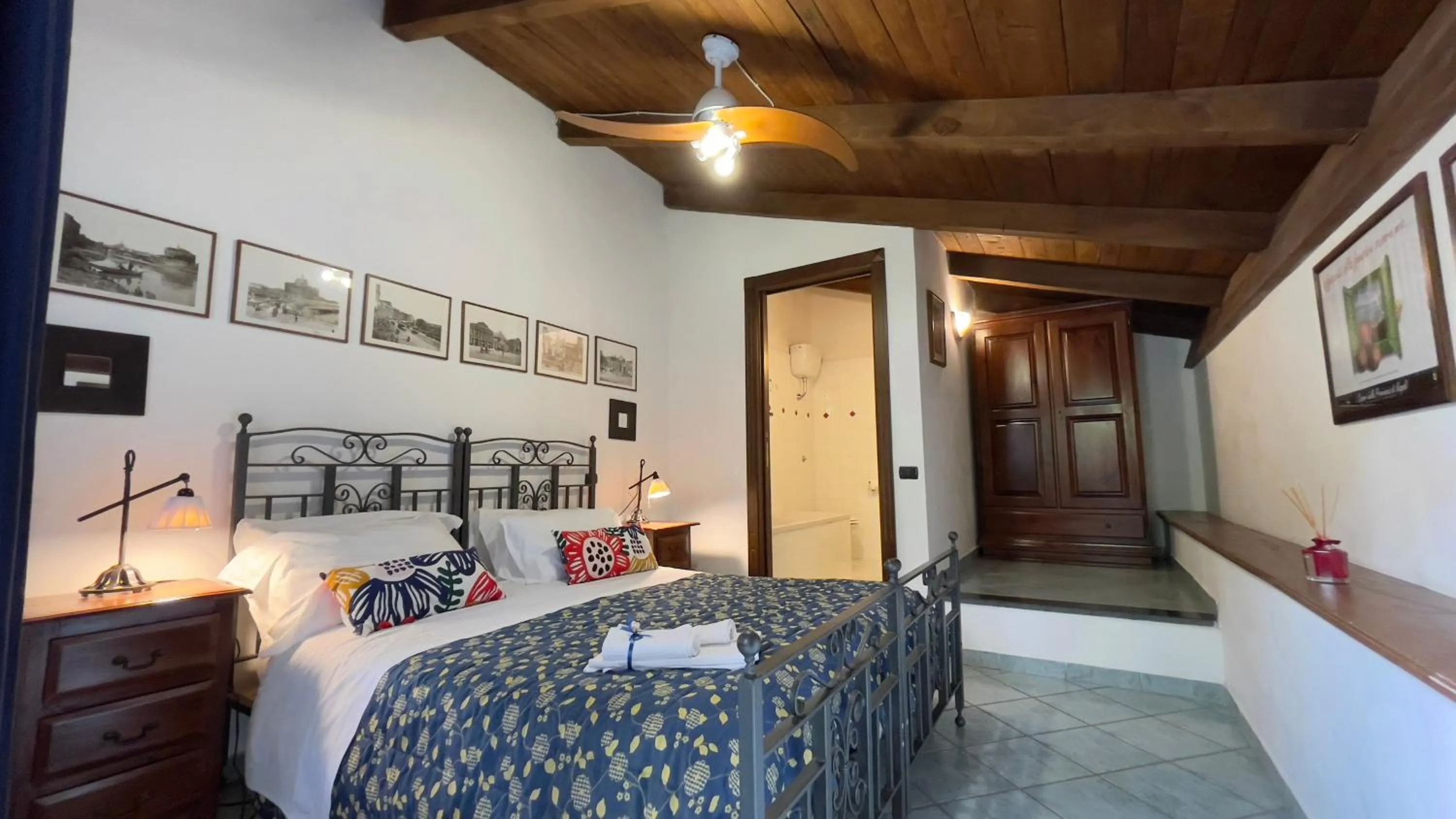 Bed in Agriturismo La Casa Del Ghiro