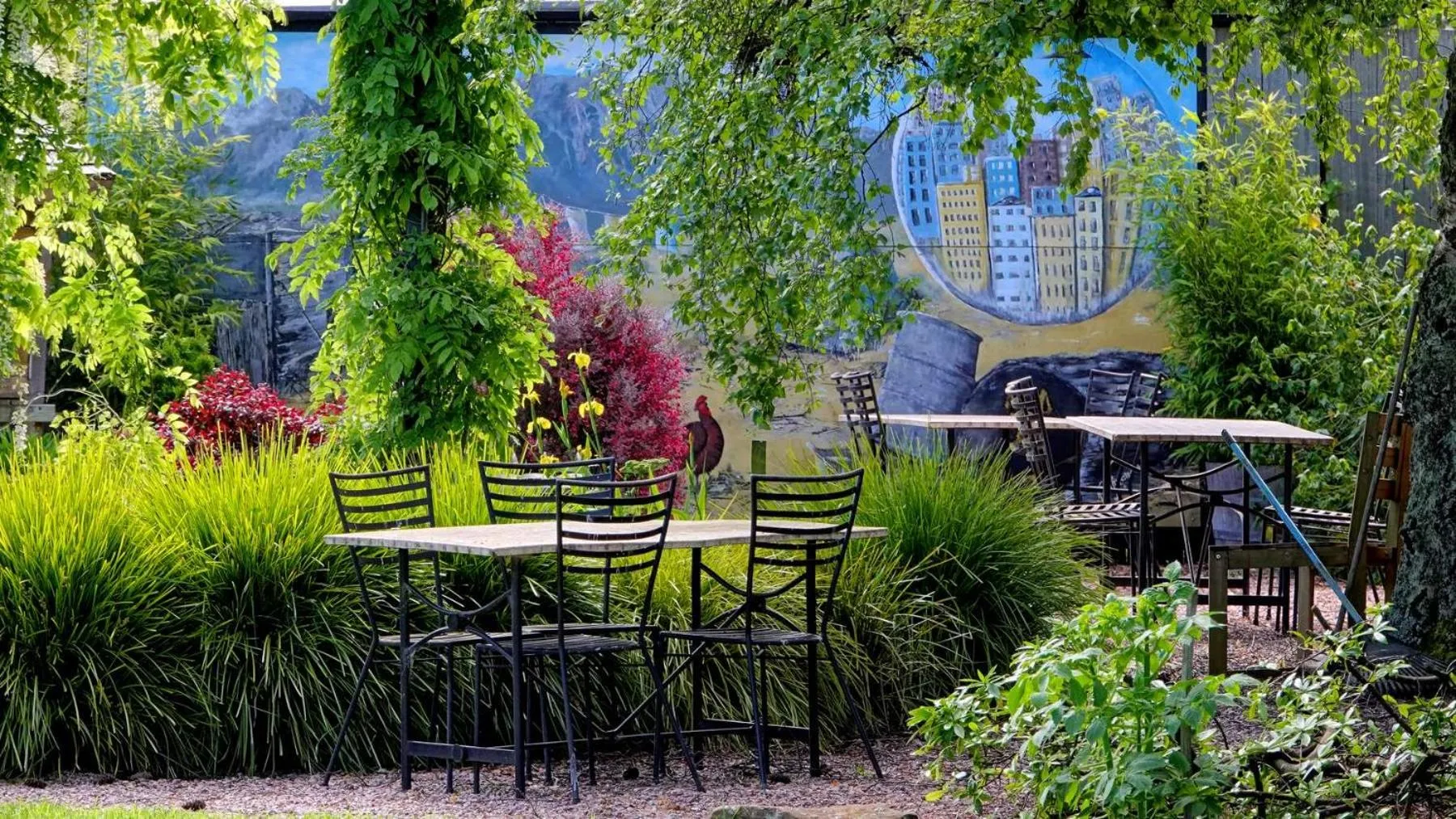 Garden view in Glencoe Country Bed and Breakfast