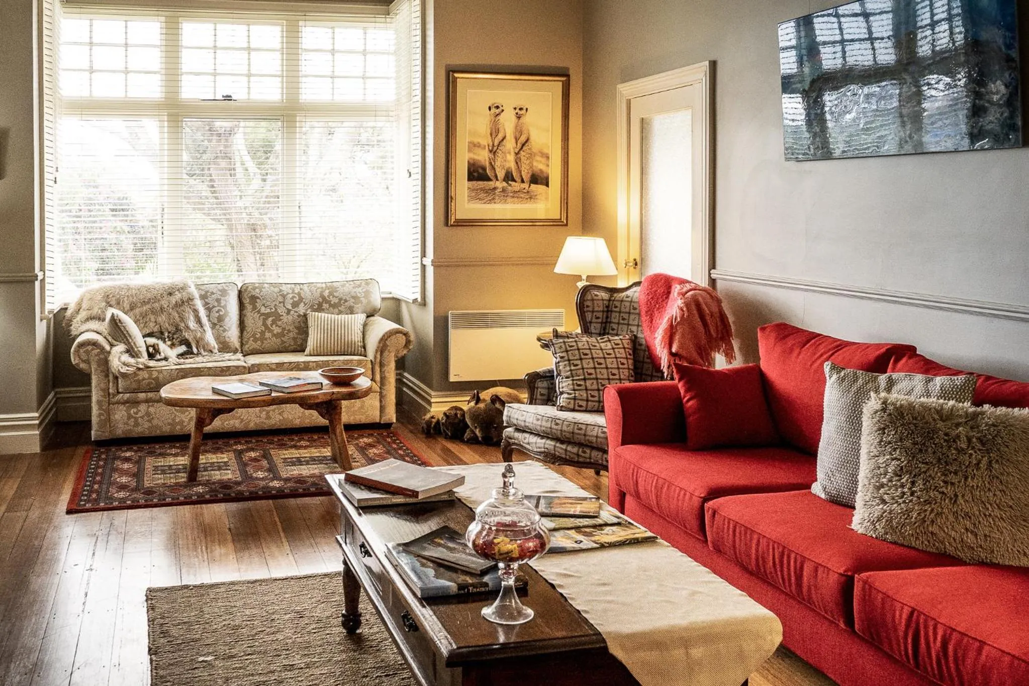 Living room in Glencoe Country Bed and Breakfast
