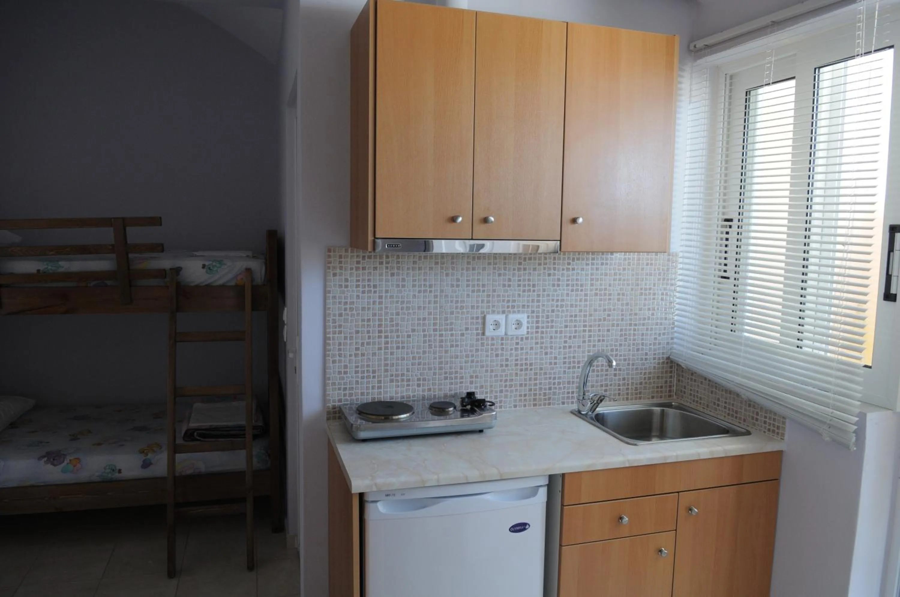 bunk bed in Olympion Village Studios