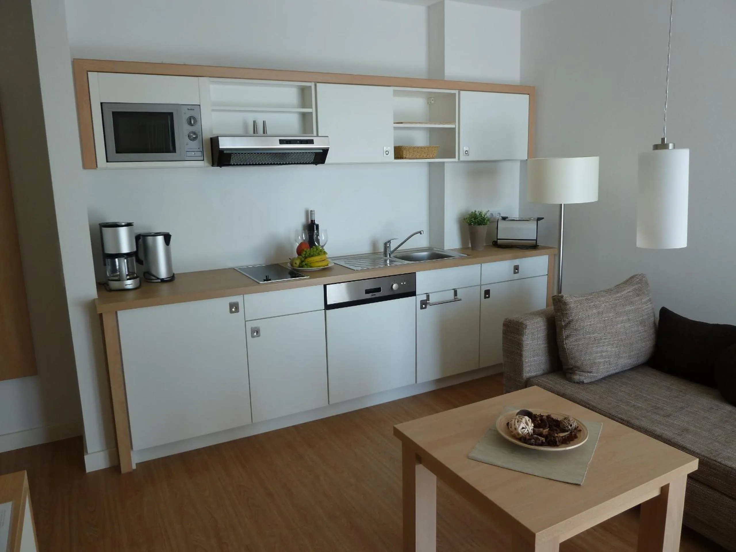 Kitchen or kitchenette in Hotel Goor und Apartmenthaus