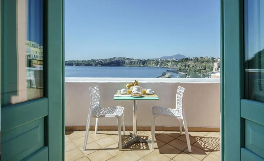 Italian breakfast in Hotel La Corricella