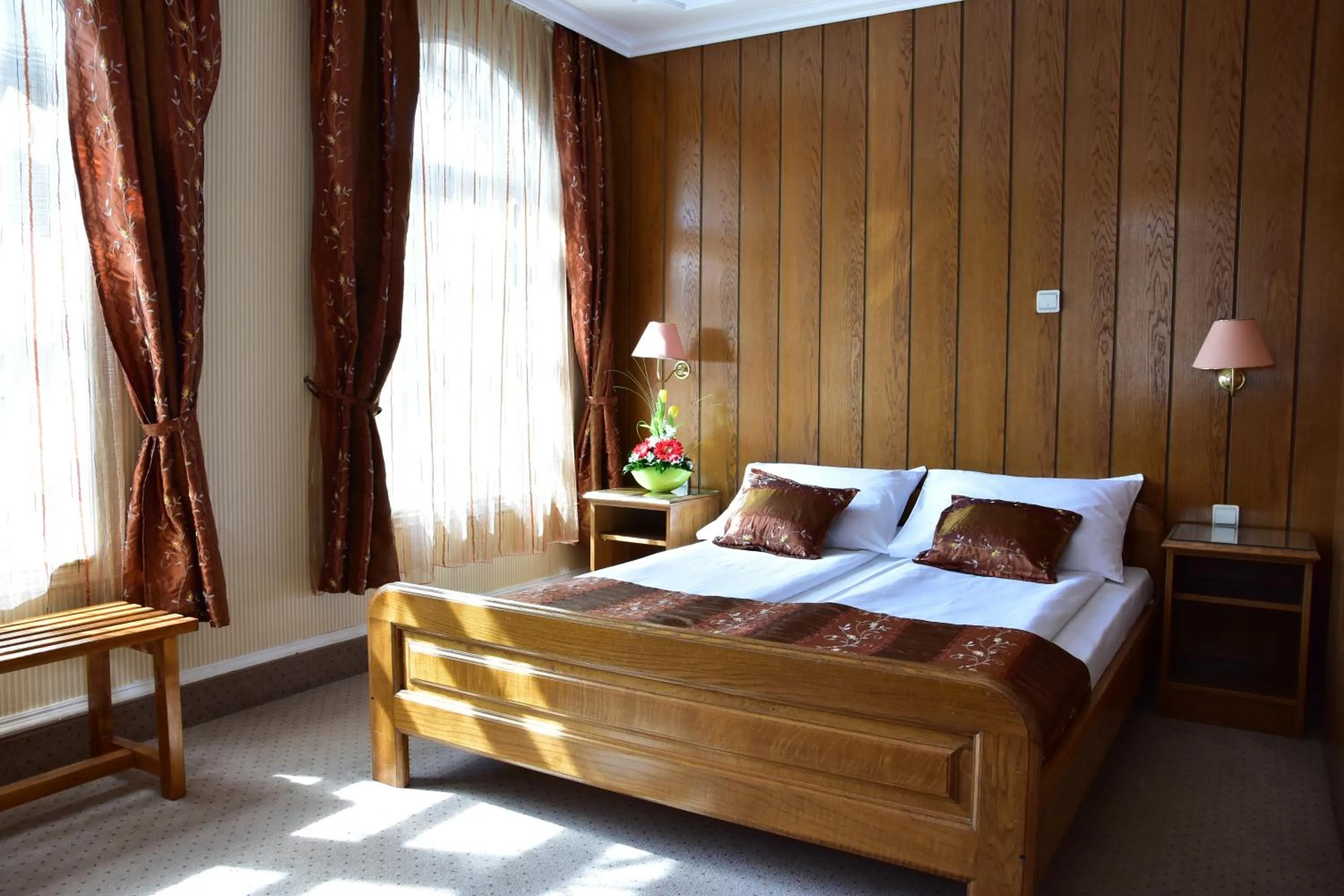 Bed in Garni Hotel Lav