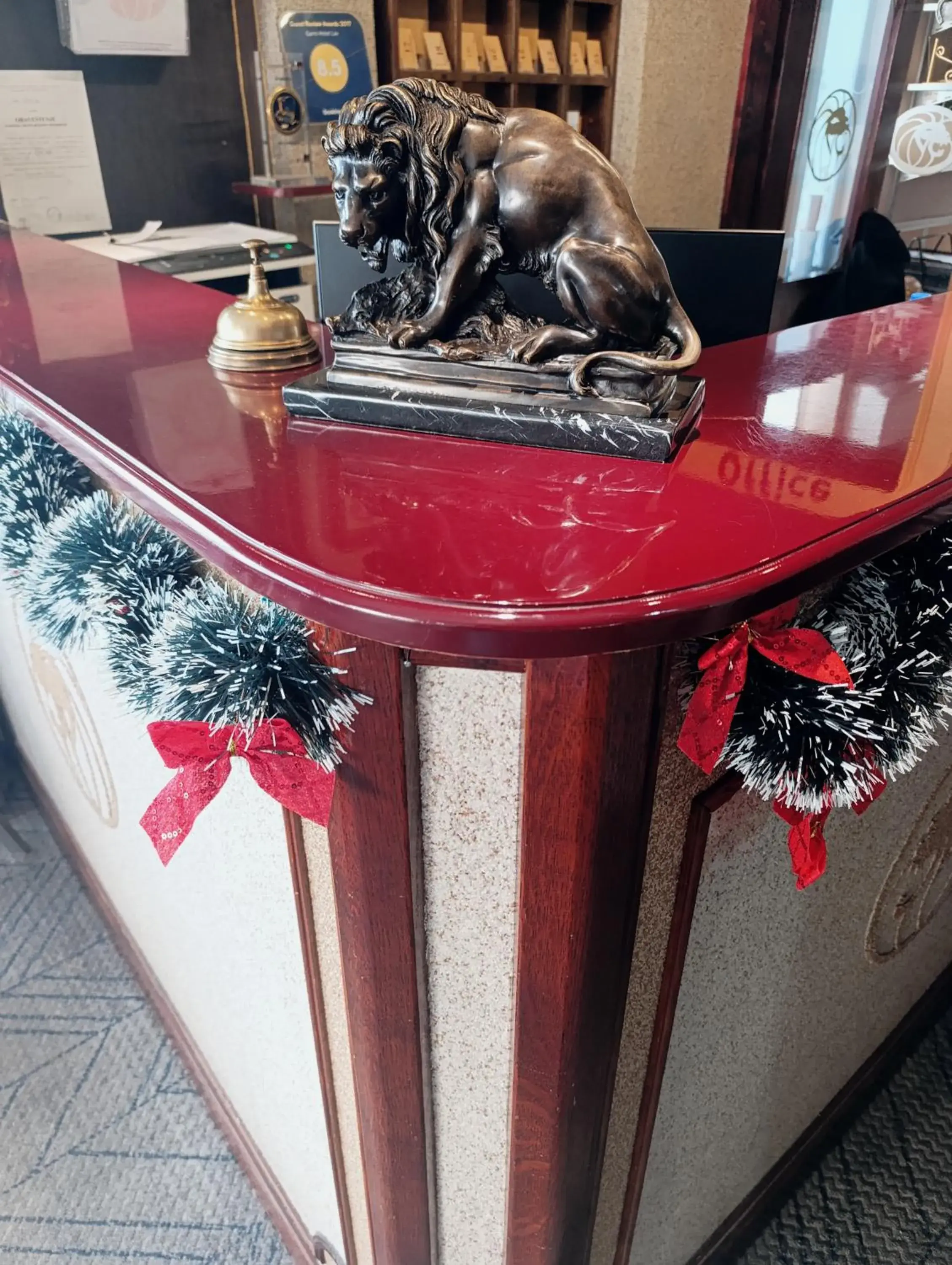 Lobby or reception in Garni Hotel Lav Lobby or reception in Garni Hotel Lav