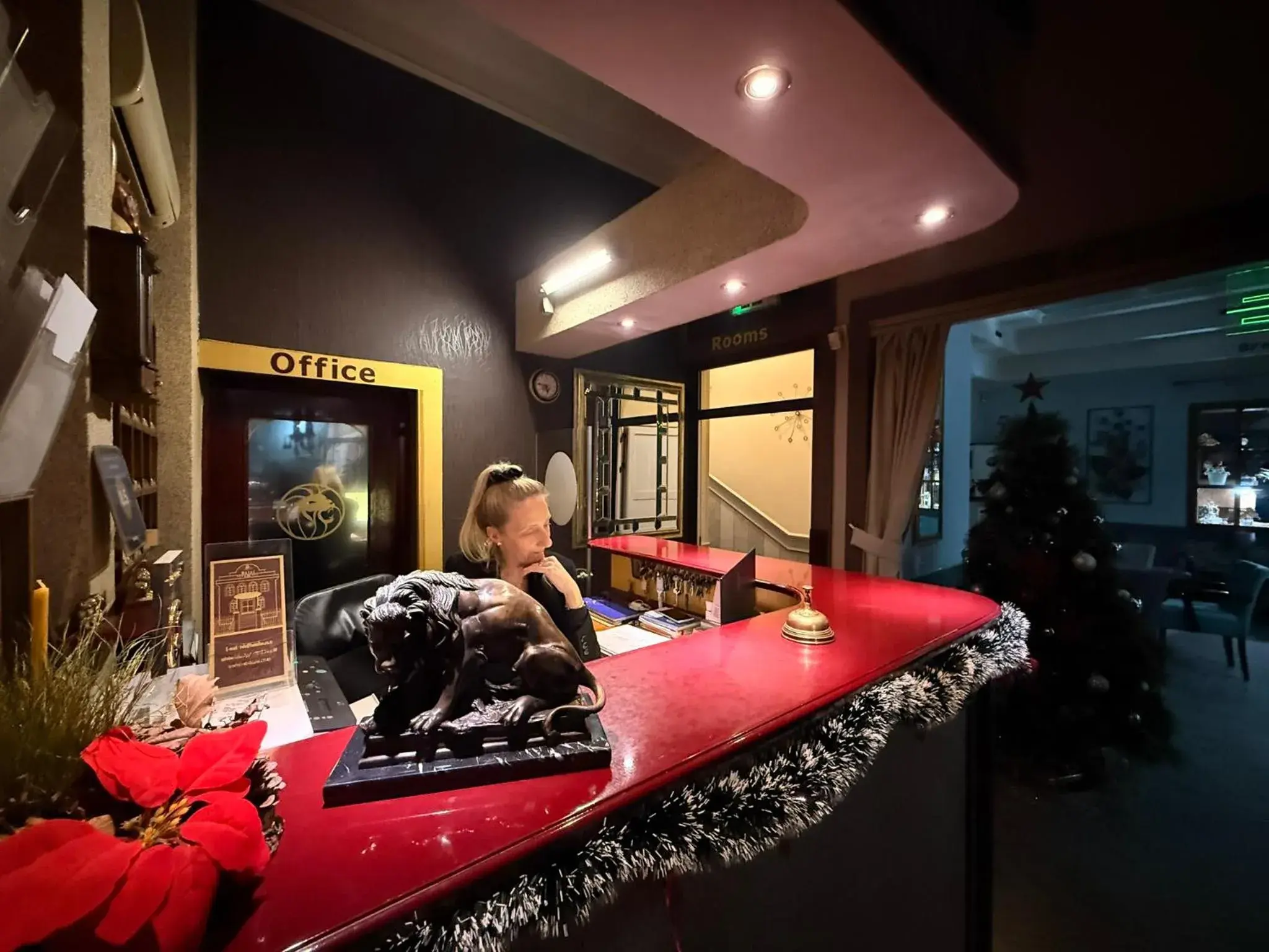 Lobby or reception in Garni Hotel Lav Lobby or reception in Garni Hotel Lav