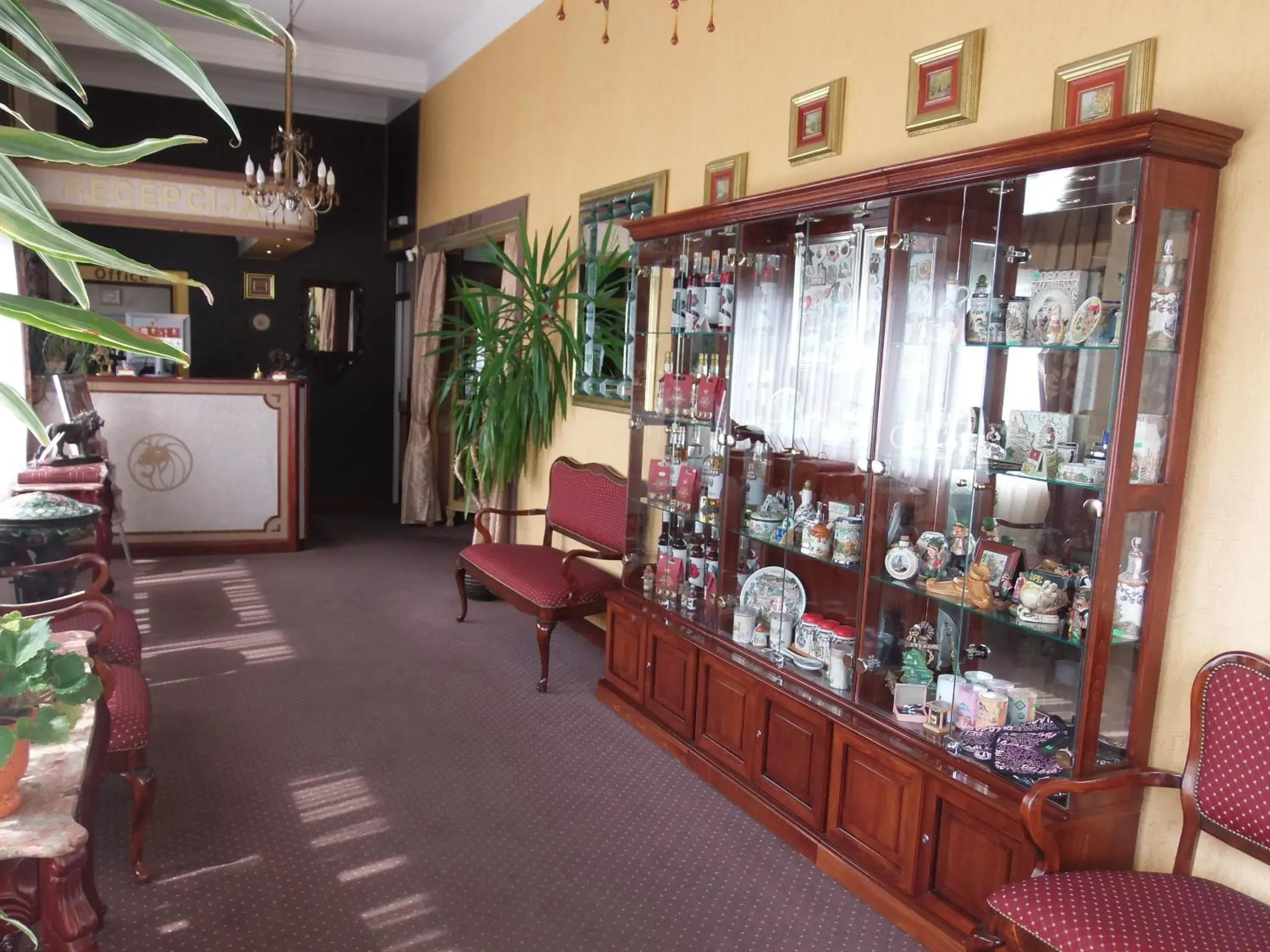 Lobby or reception in Garni Hotel Lav Lobby or reception in Garni Hotel Lav