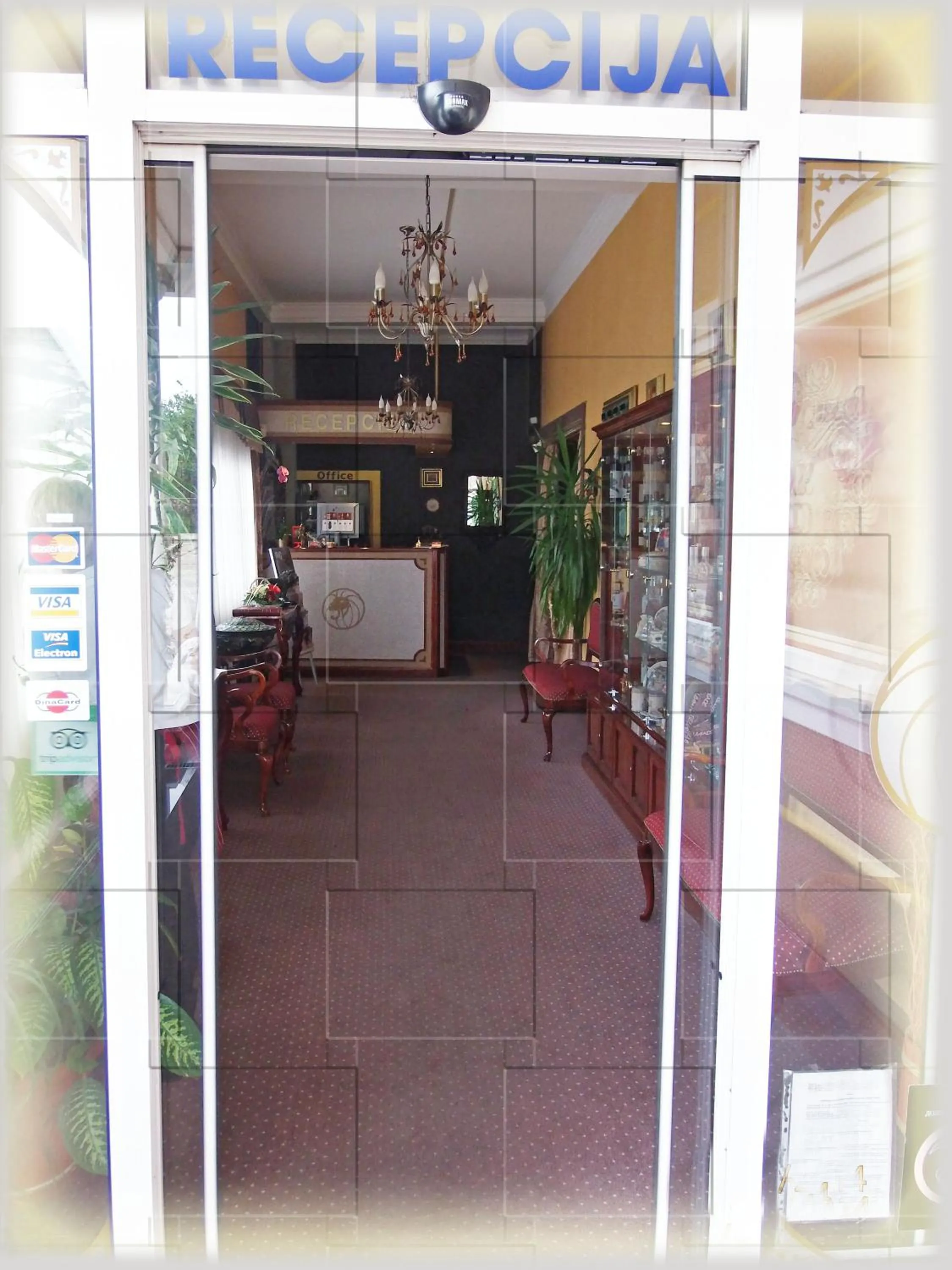 Lobby or reception in Garni Hotel Lav