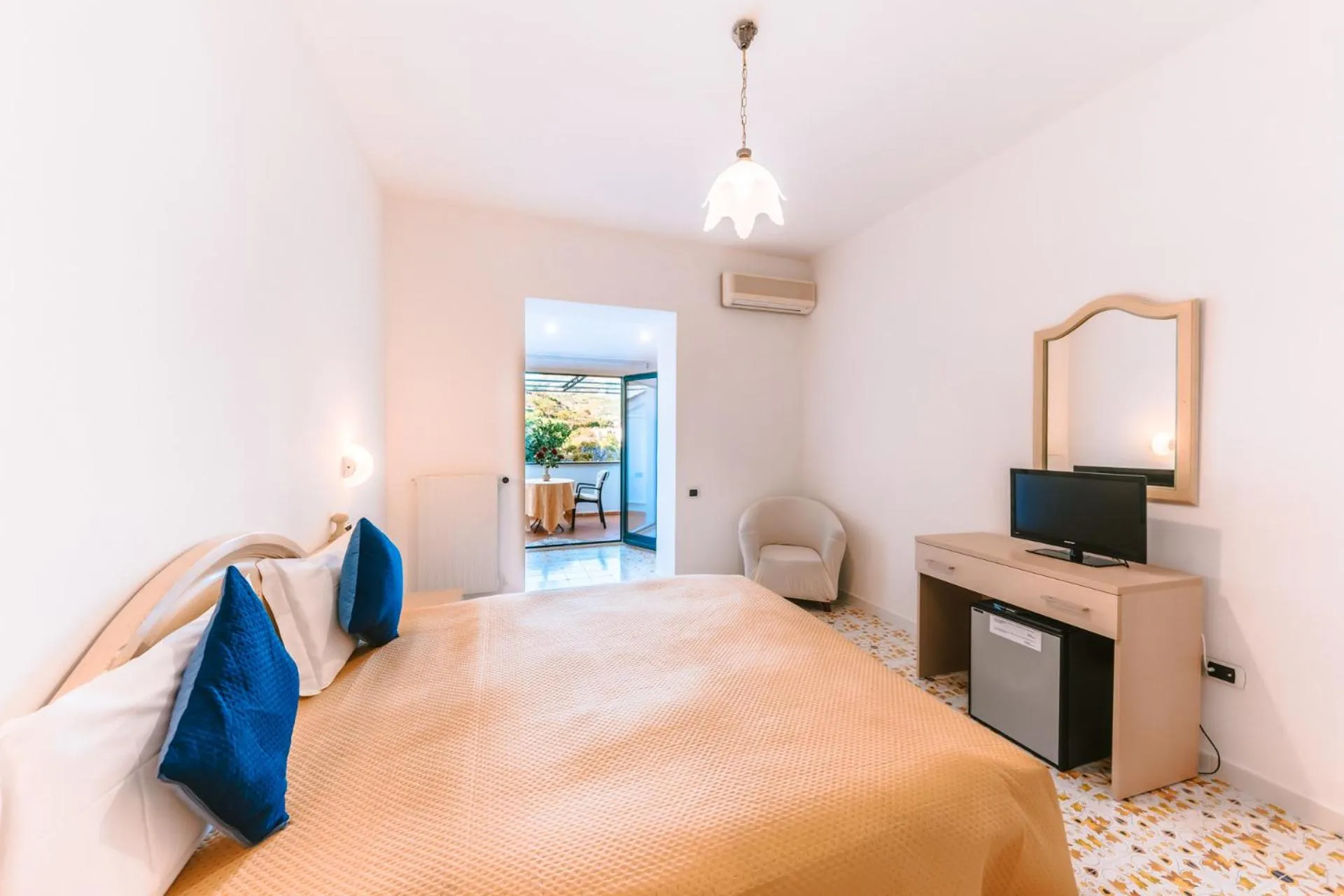 Bed in Hotel Villa Giuseppina