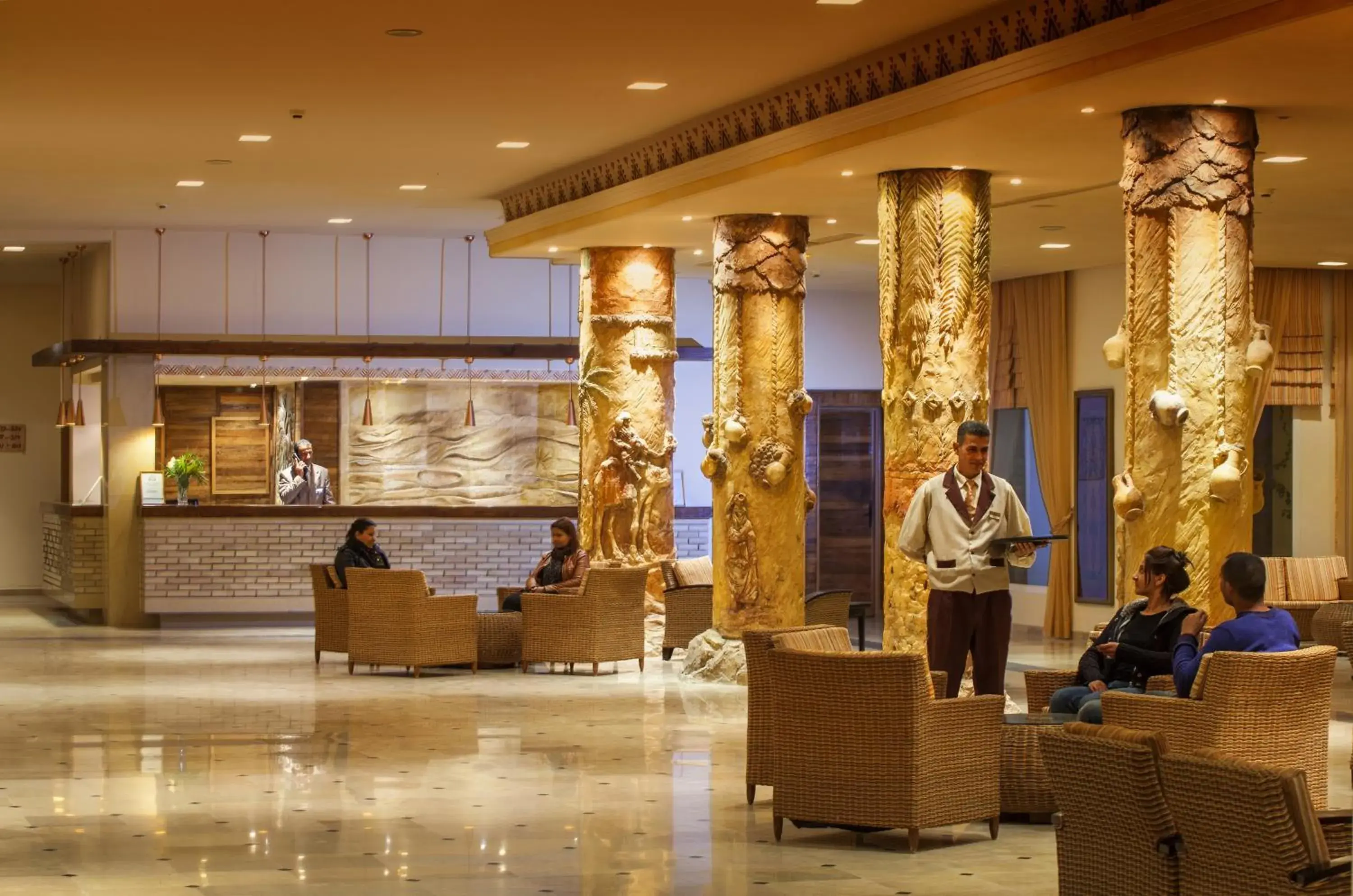 Lobby or reception in Sahara Douz Lobby or reception in Sahara Douz