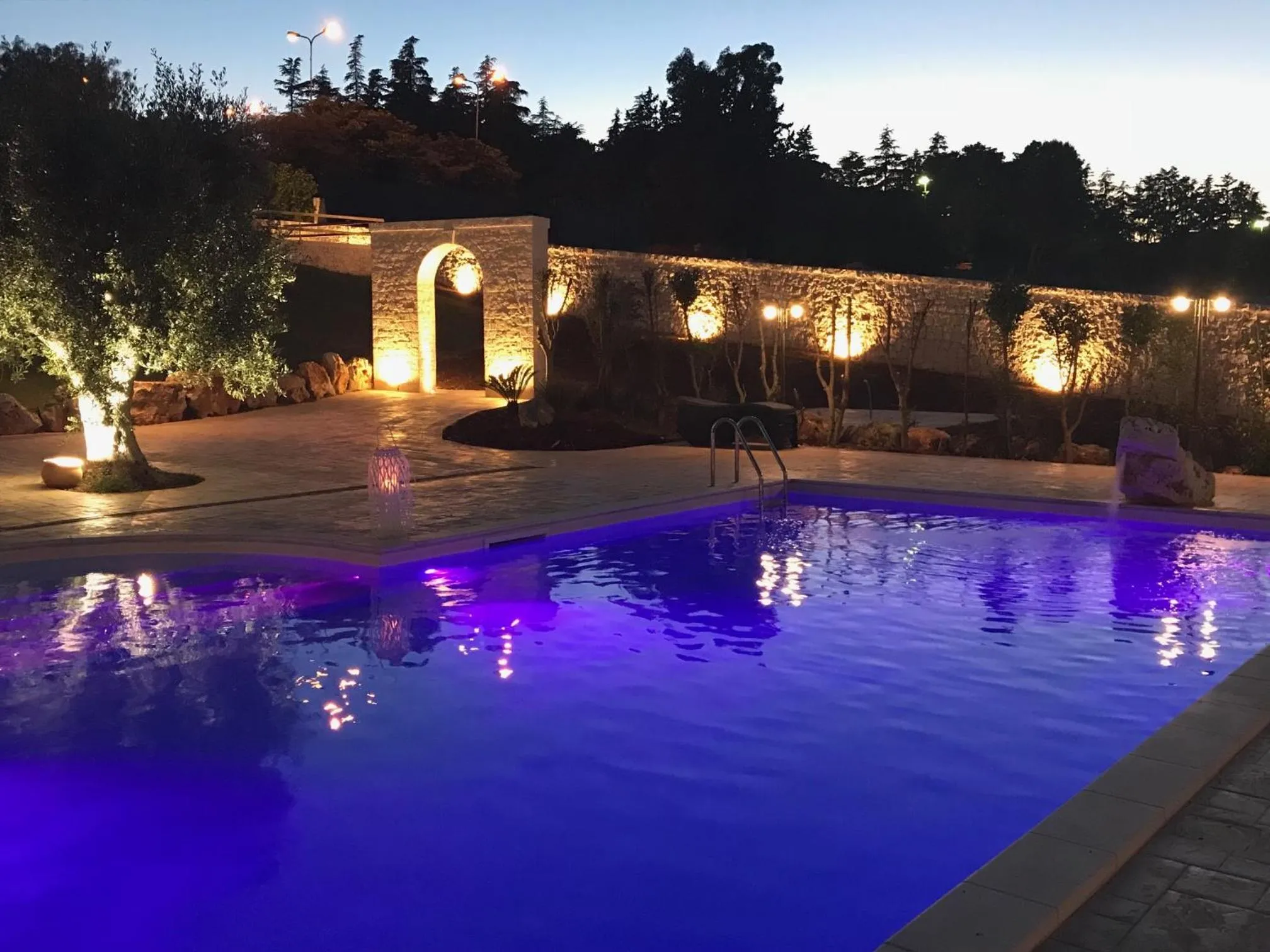 Pool view in Relais Masseria Serritella