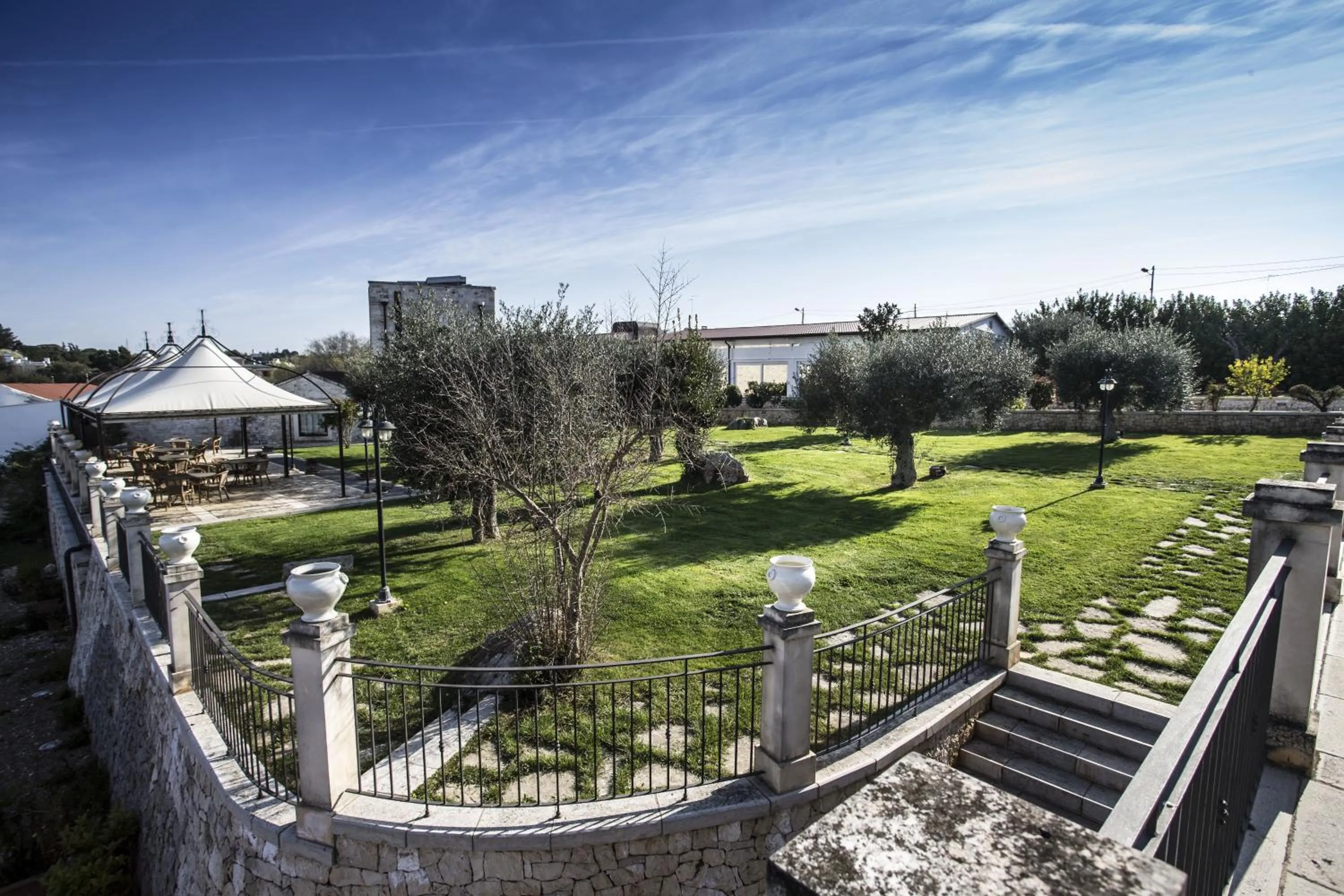 Garden view in Relais Masseria Serritella