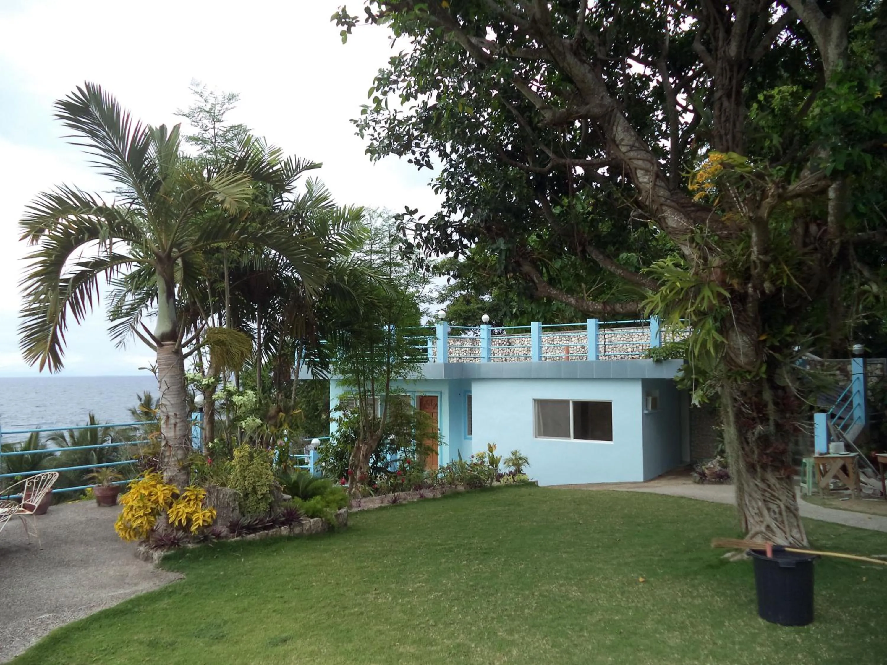 Garden view in High Steps Pension