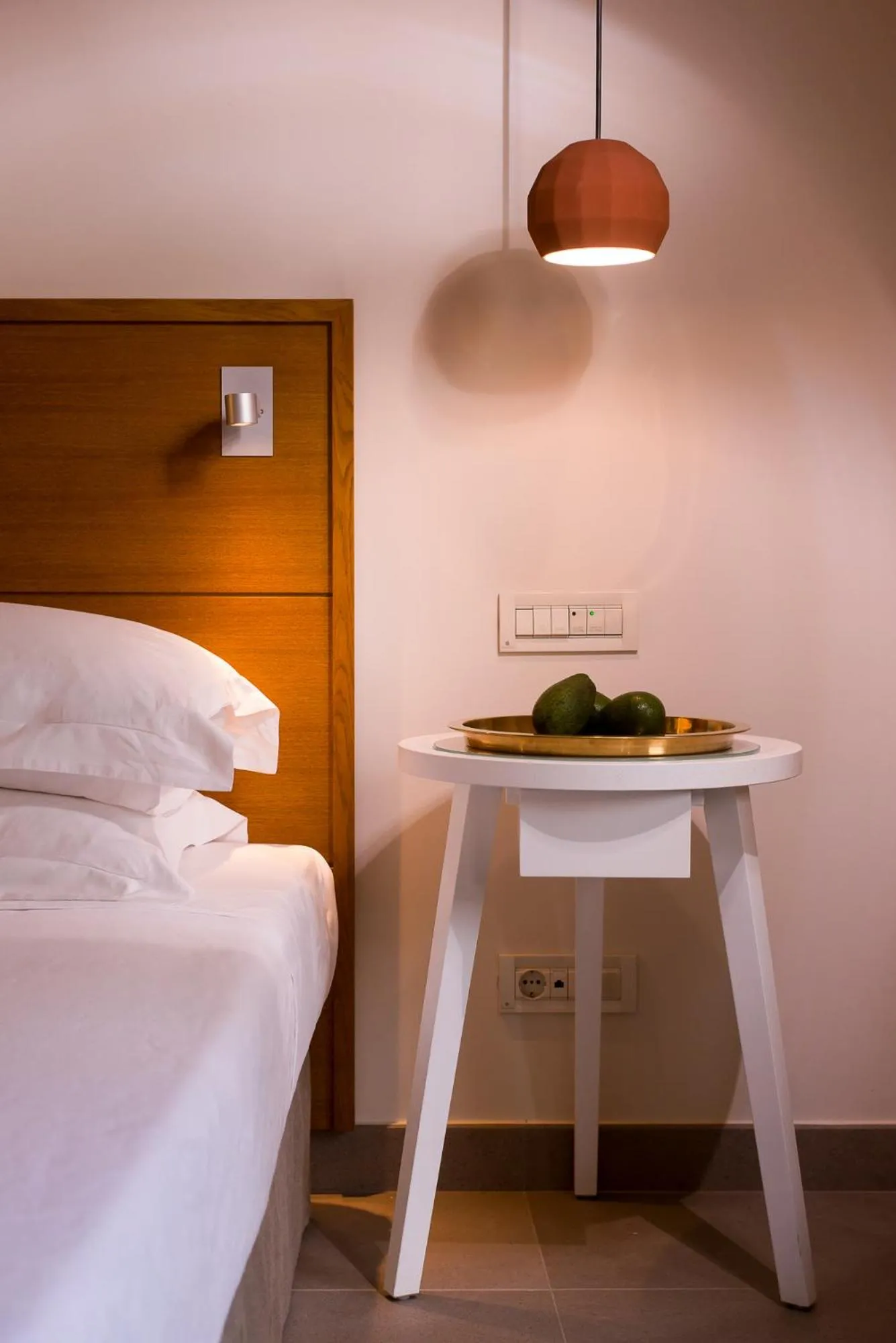 Bedroom, Bed in Kernos Beach Hotel & Bungalows