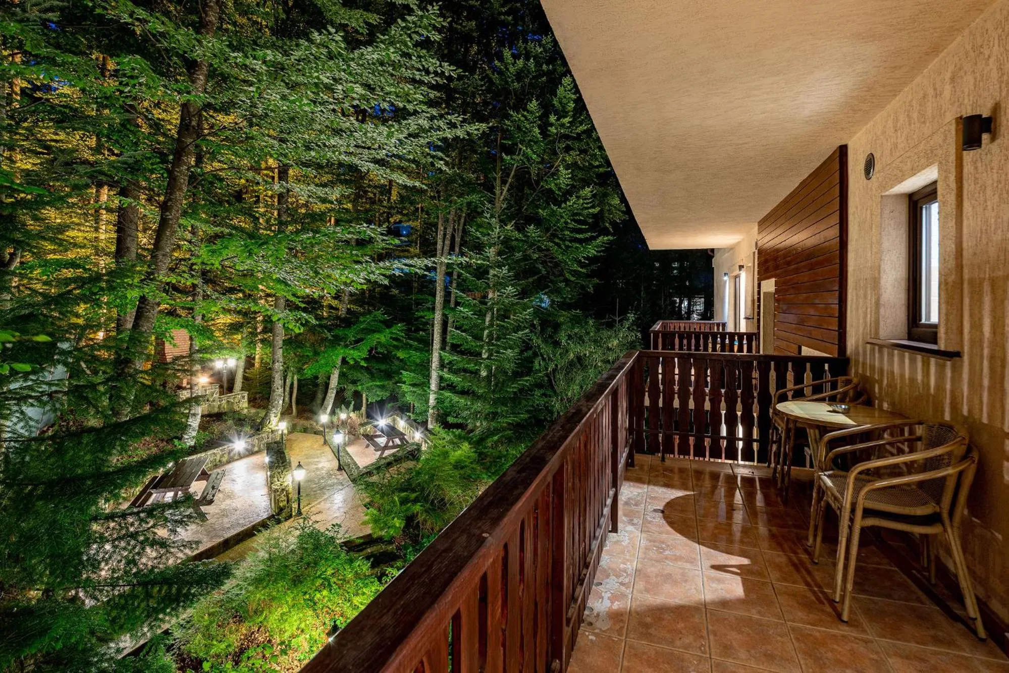 Garden view in Hotel Regal