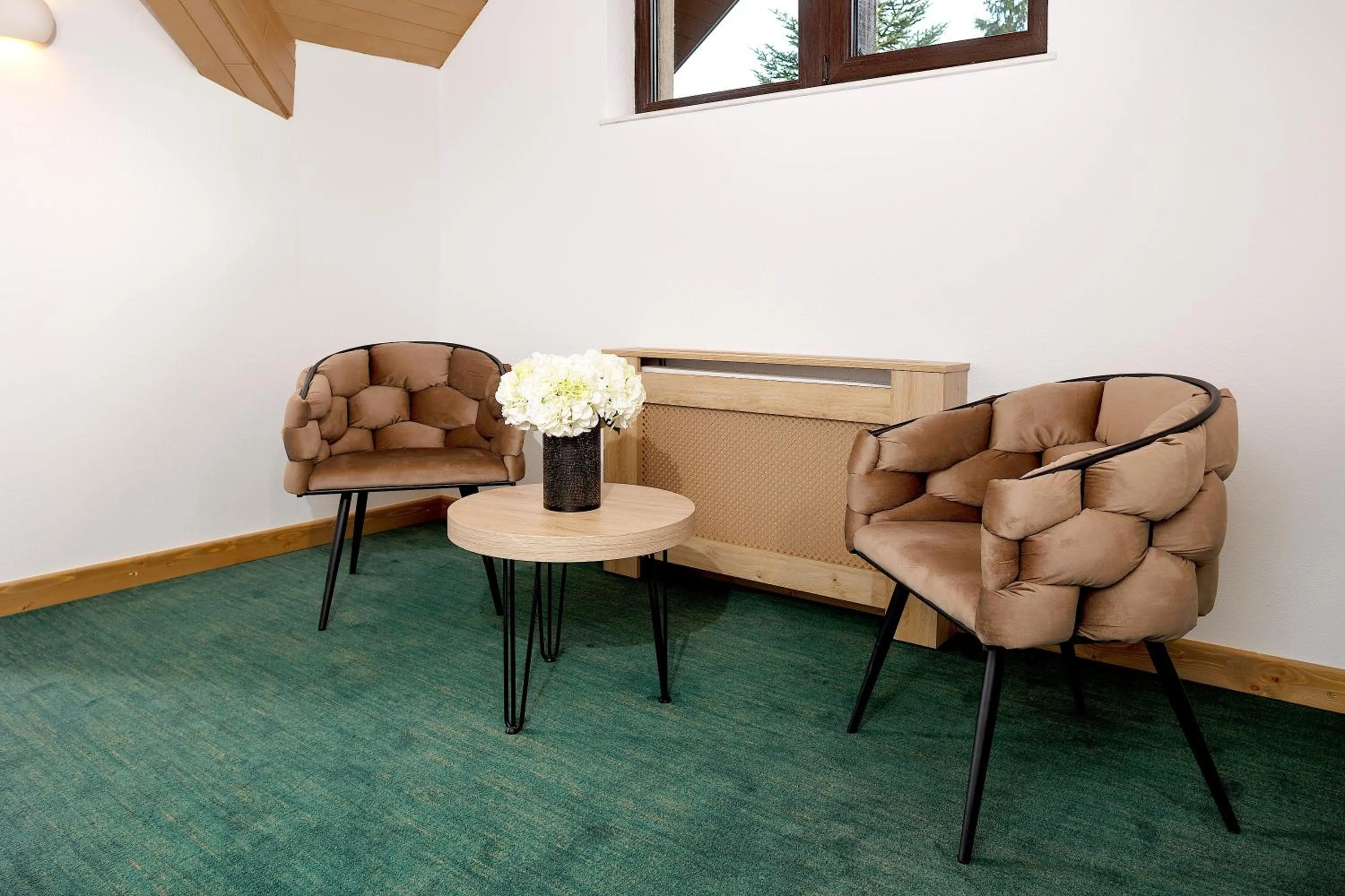 Seating area in Hotel Regal