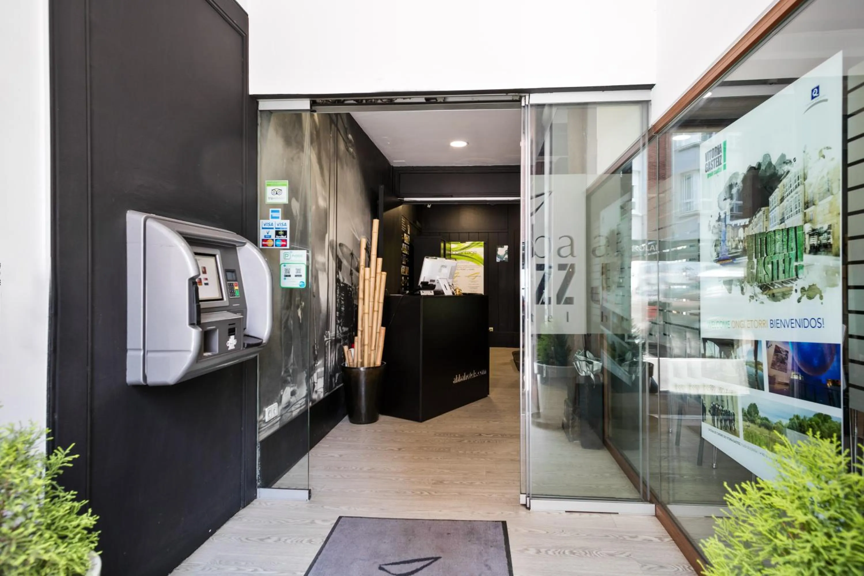 Lobby or reception in Abba Jazz Hotel Vitoria