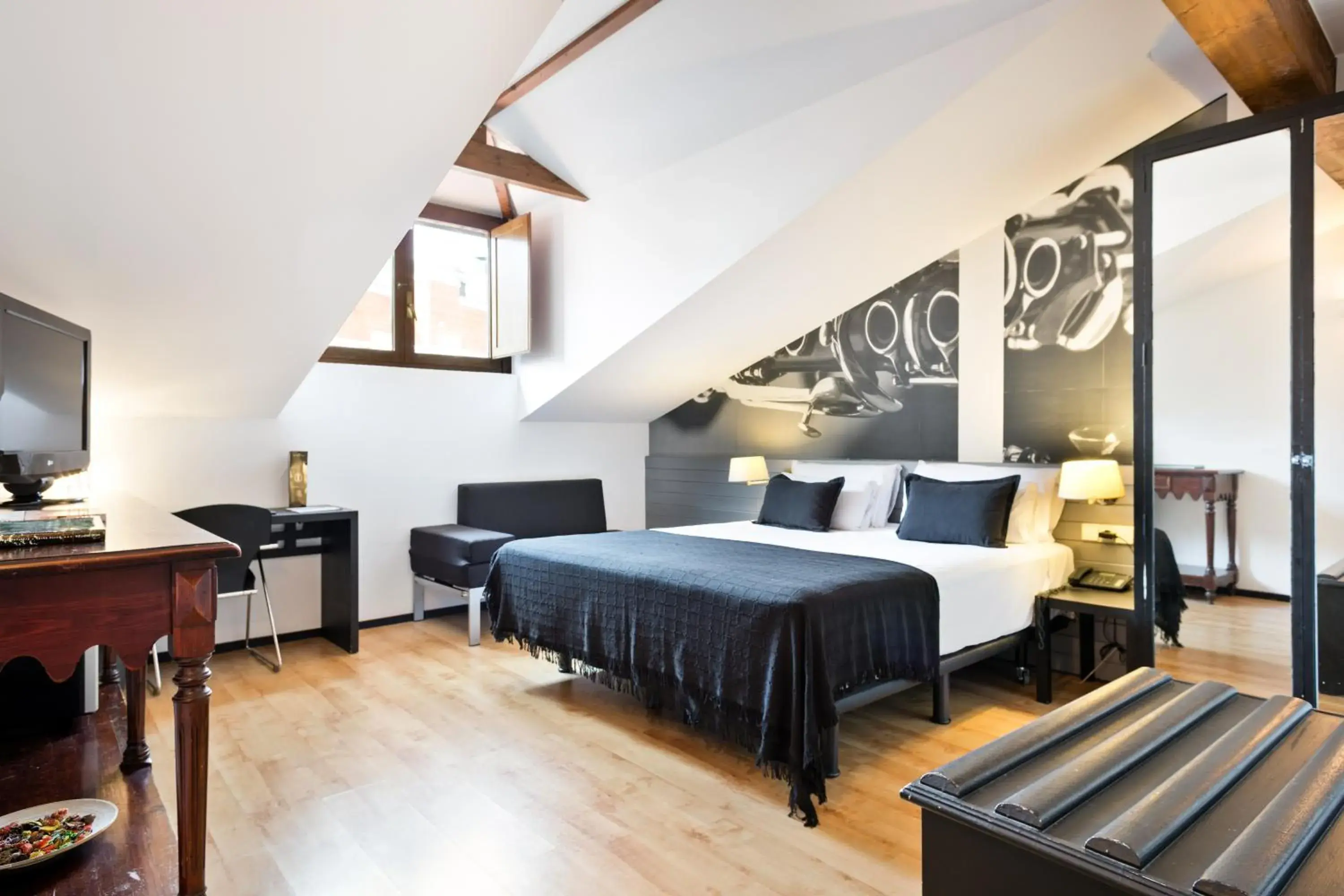 Bed in Abba Jazz Hotel Vitoria Bed in Abba Jazz Hotel Vitoria