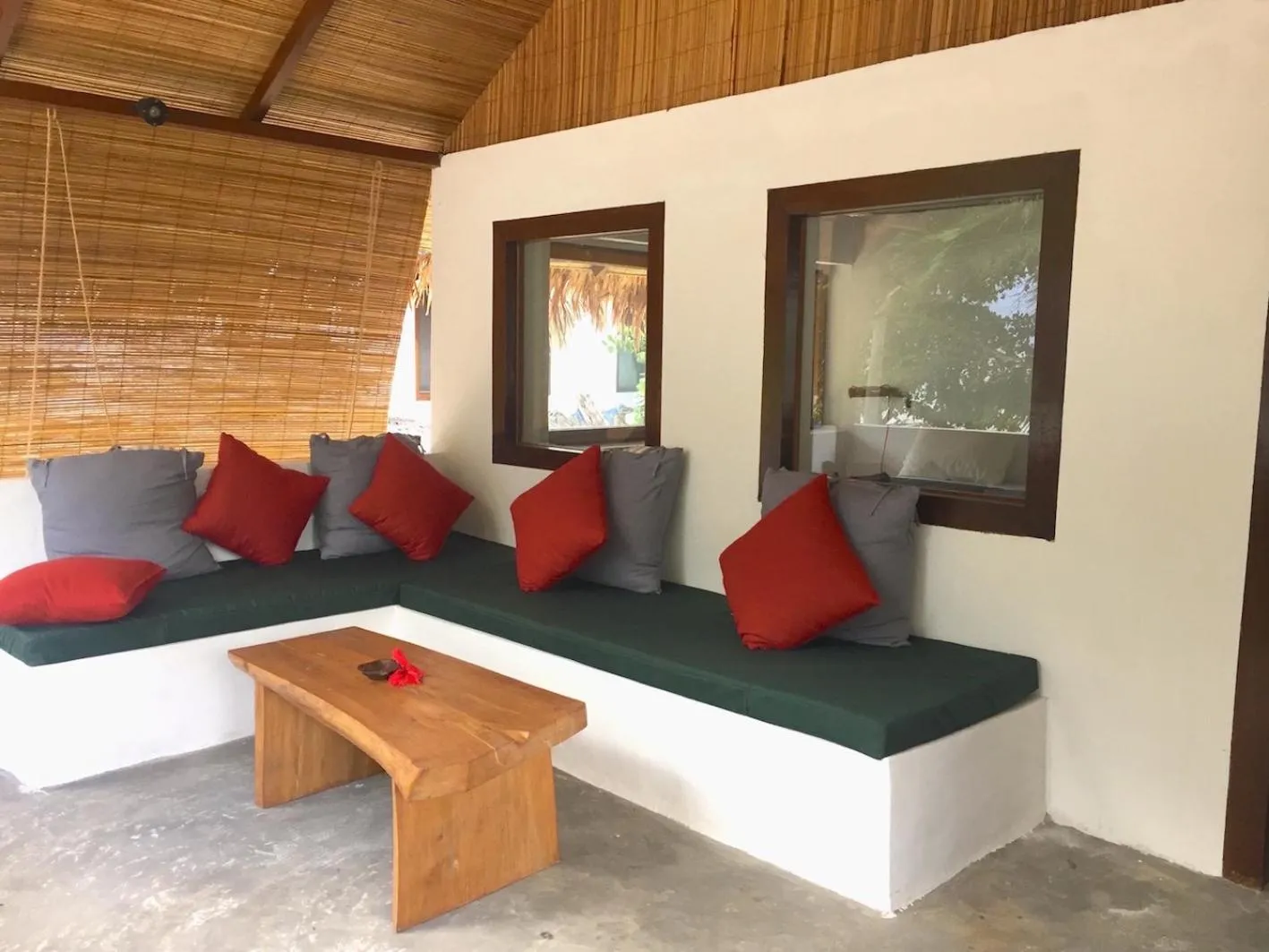 Balcony/Terrace in Coral Eye Boutique Resort and Marine Outpost