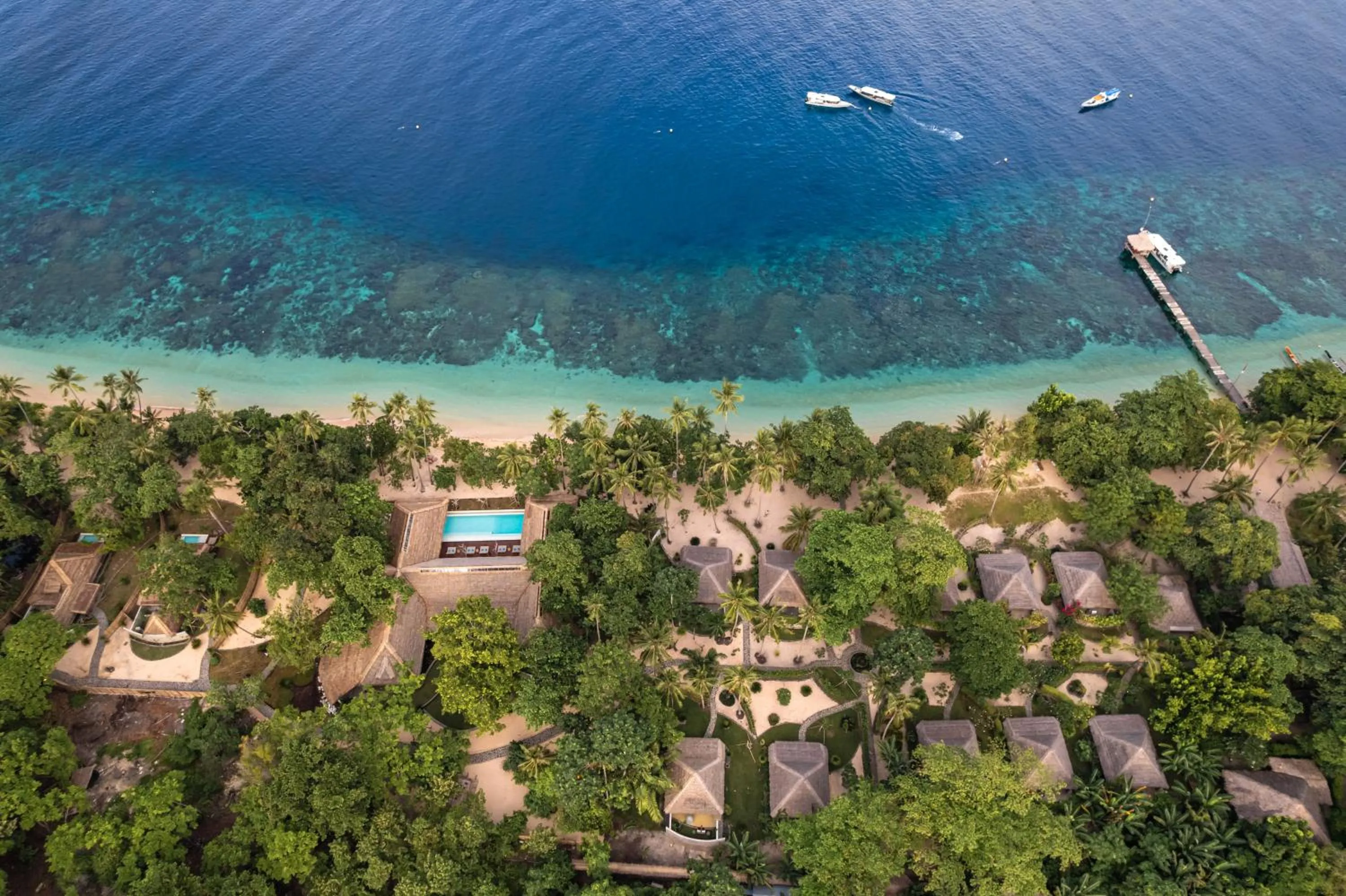 Bird's eye view in Coral Eye Boutique Resort and Marine Outpost