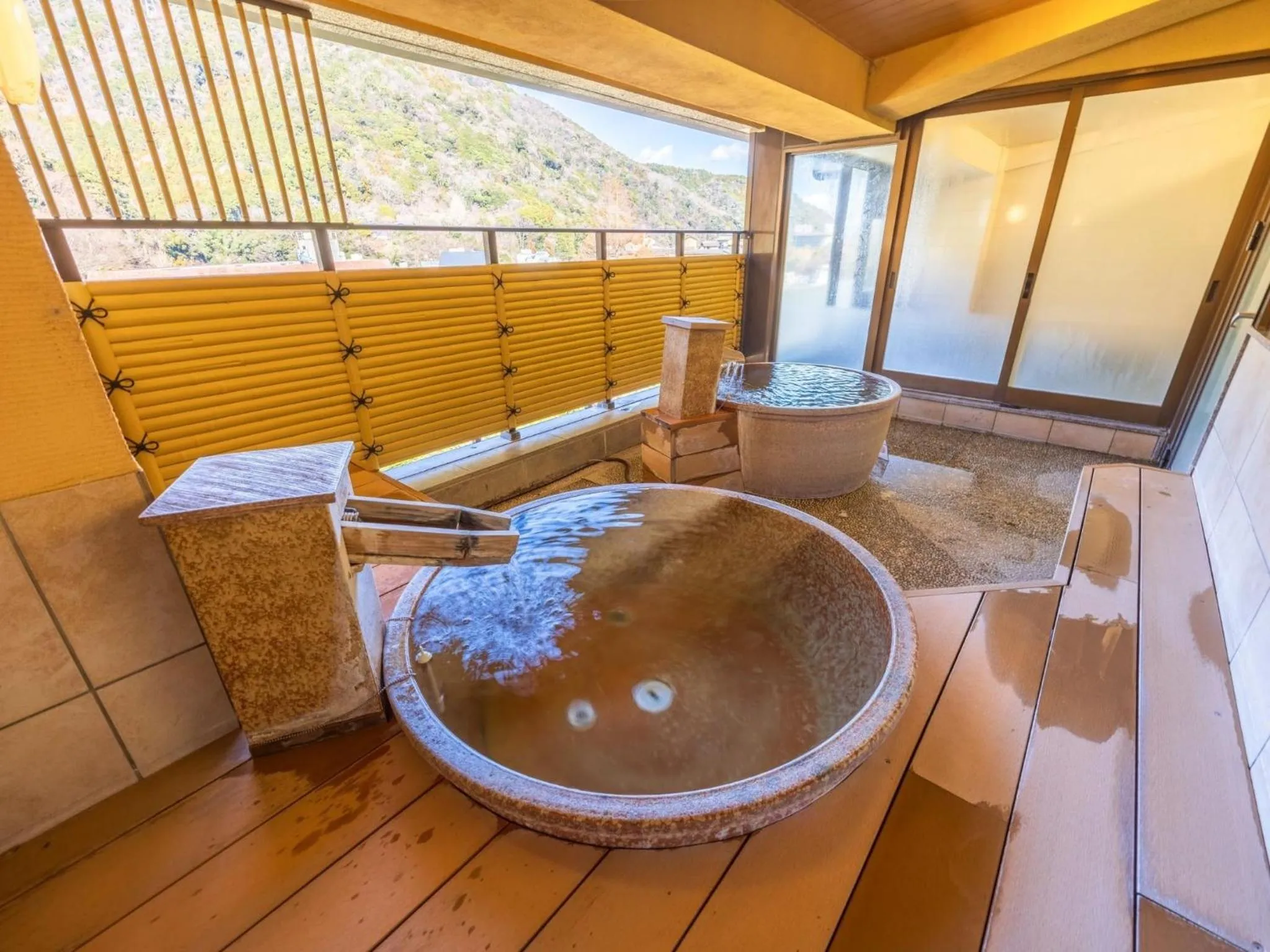 Open Air Bath in Hakoneji Kaiun