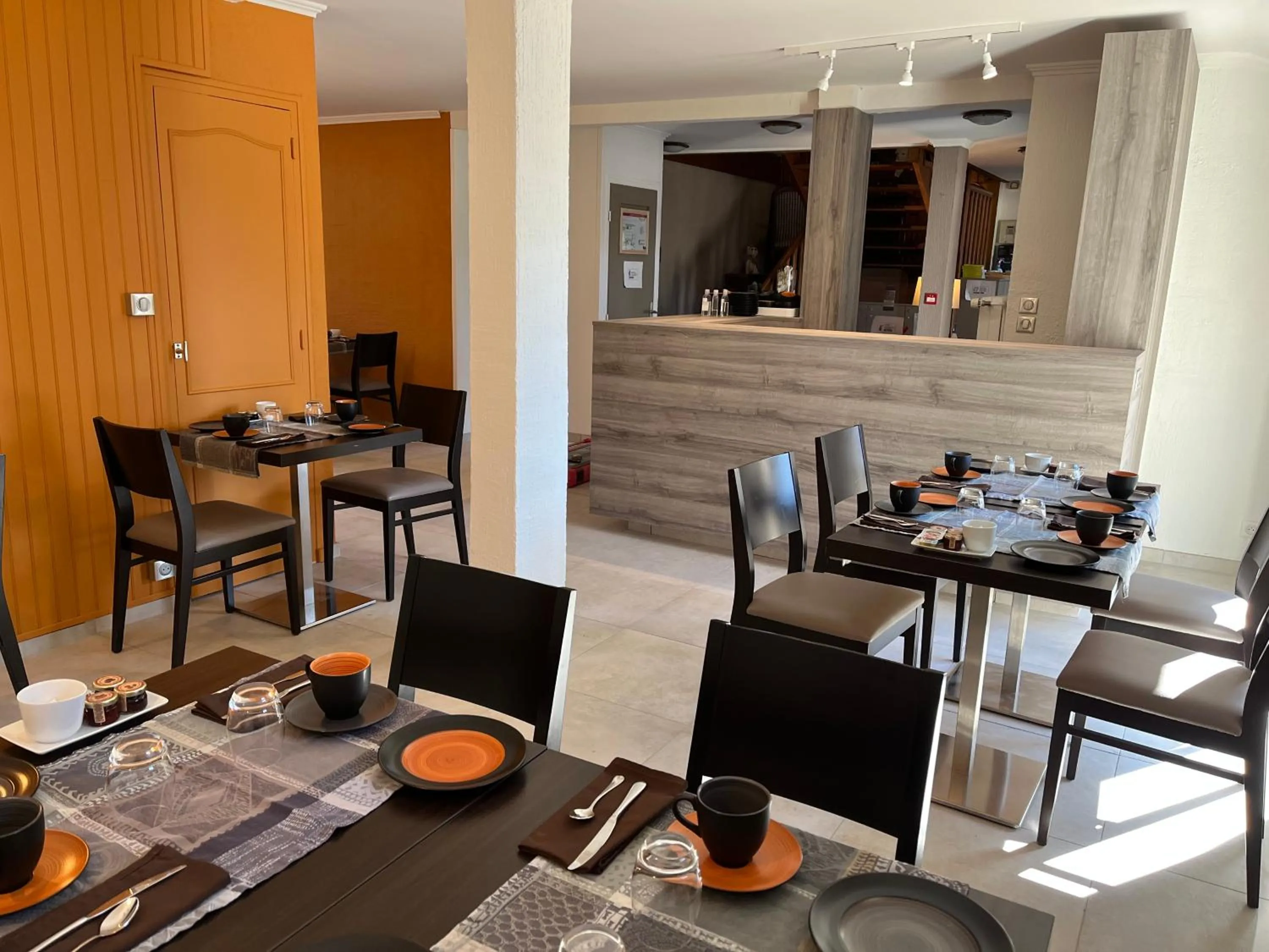 Breakfast in Logis Hotel Le Petit Casset