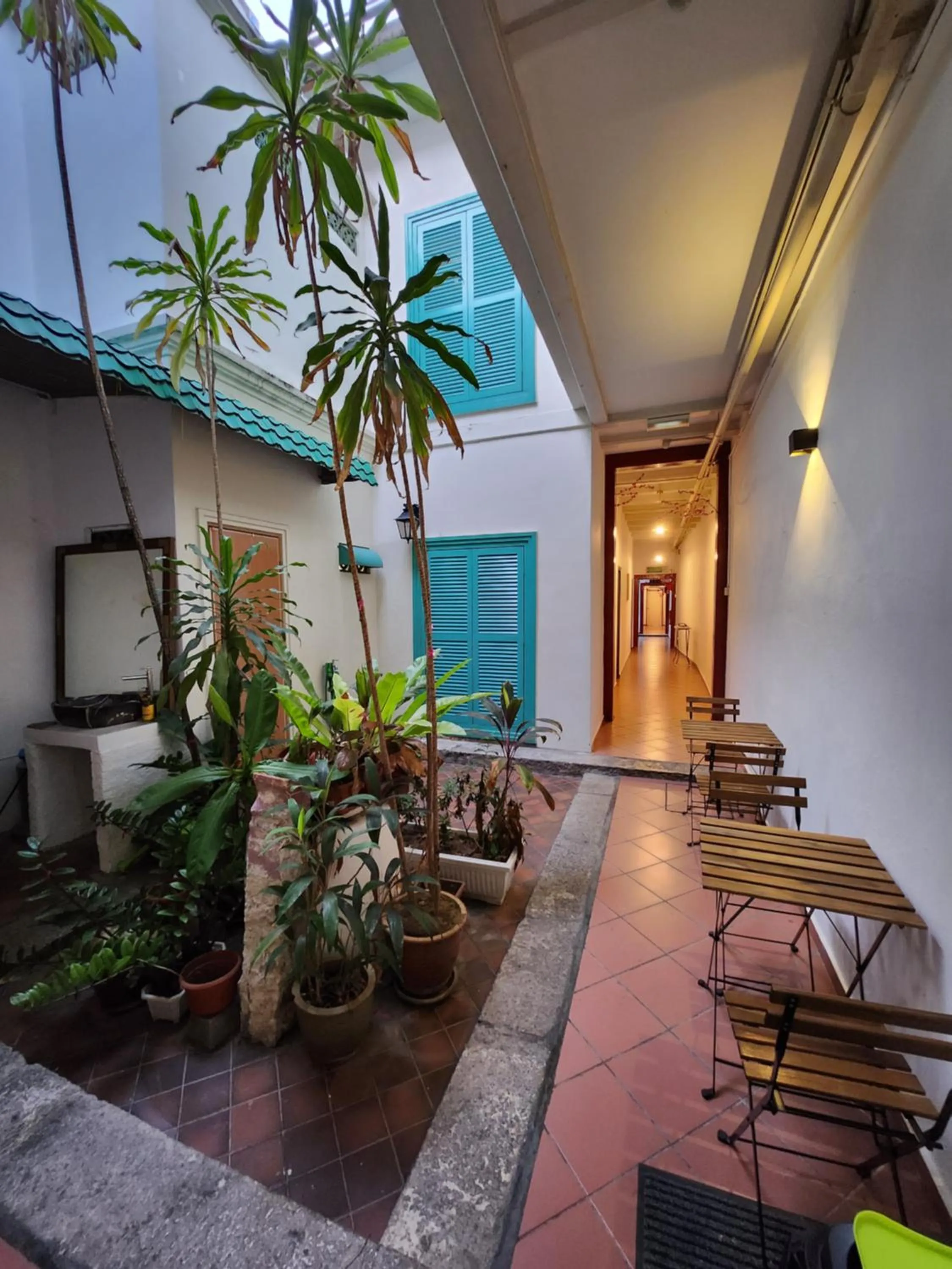 Garden in Heeren Inn Melaka