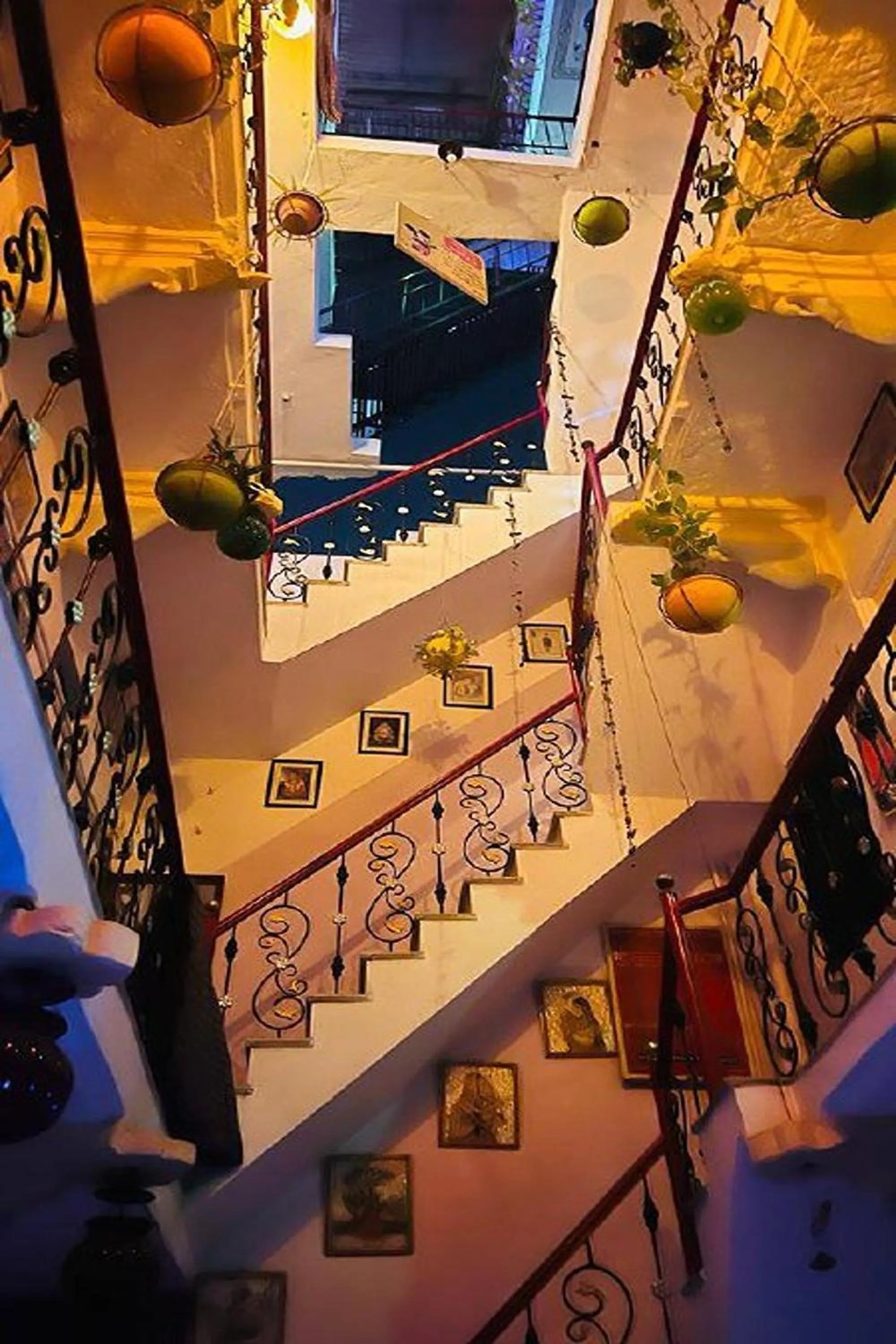 Decorative detail in Nukkad Guest House Near Lake Pichola