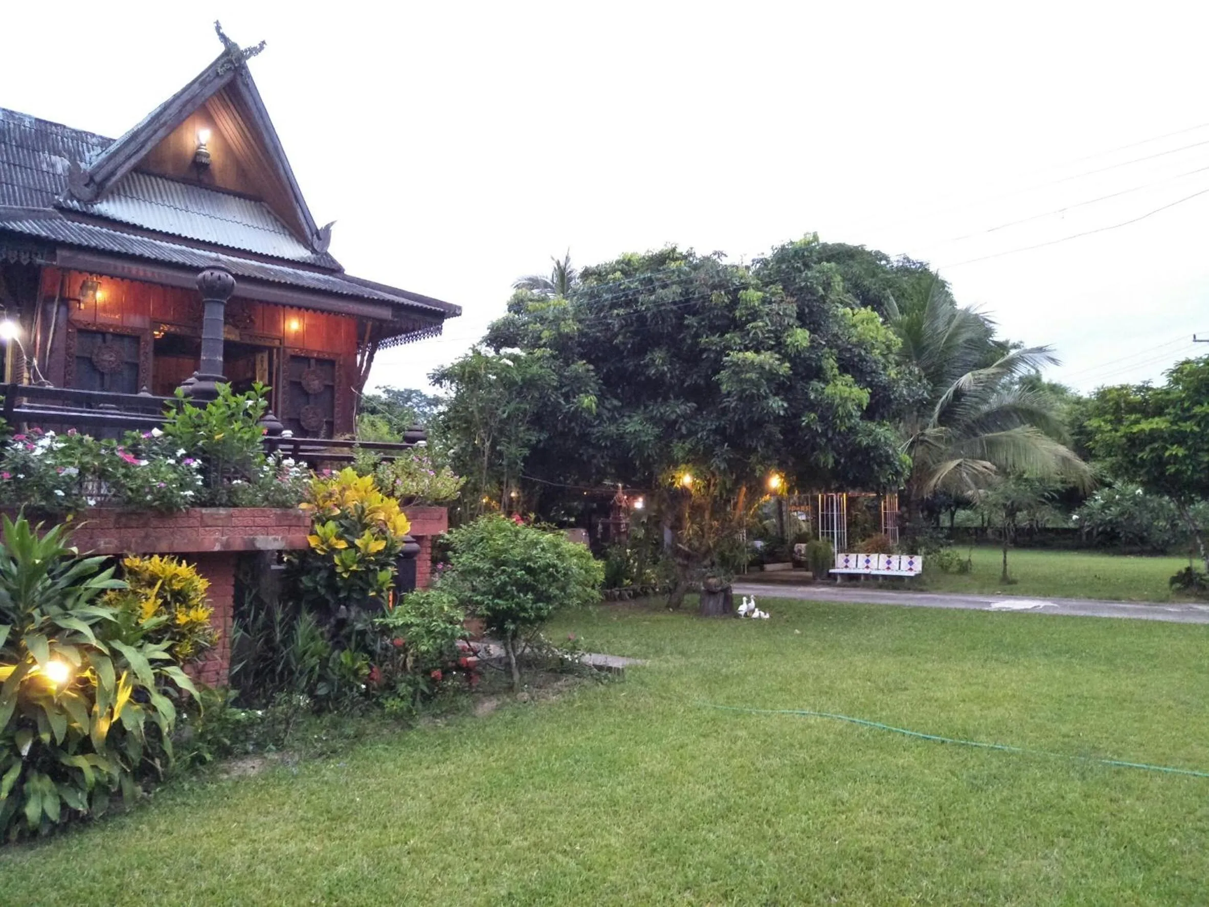 Patio in Oui Kaew Homestay