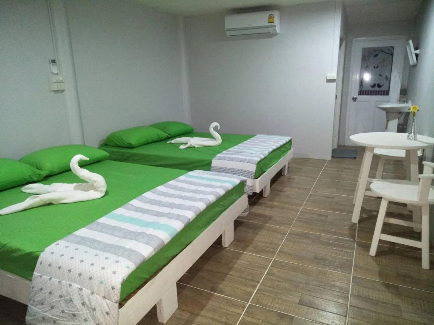 Bed in Oui Kaew Homestay