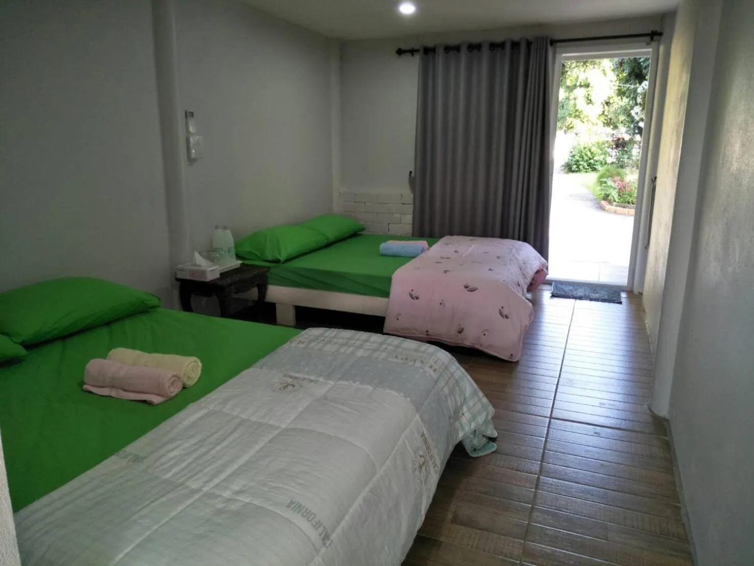 Bed in Oui Kaew Homestay