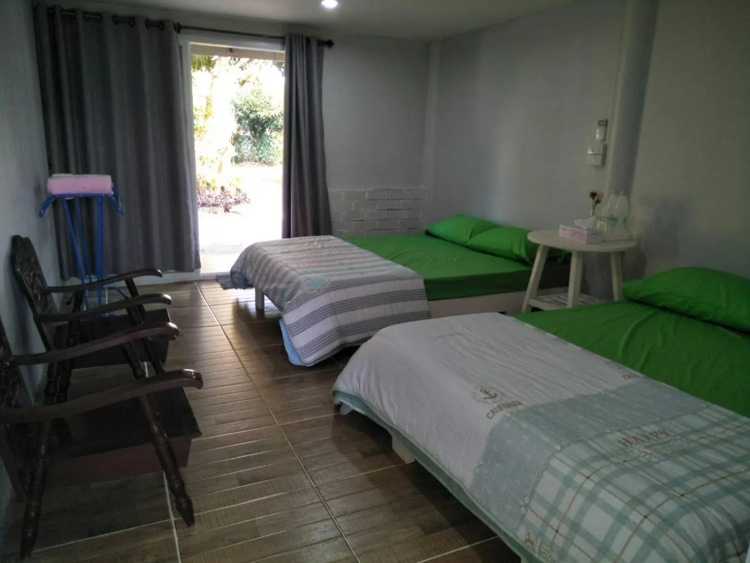 Bed in Oui Kaew Homestay