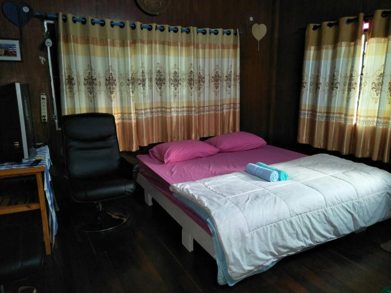 Bed in Oui Kaew Homestay