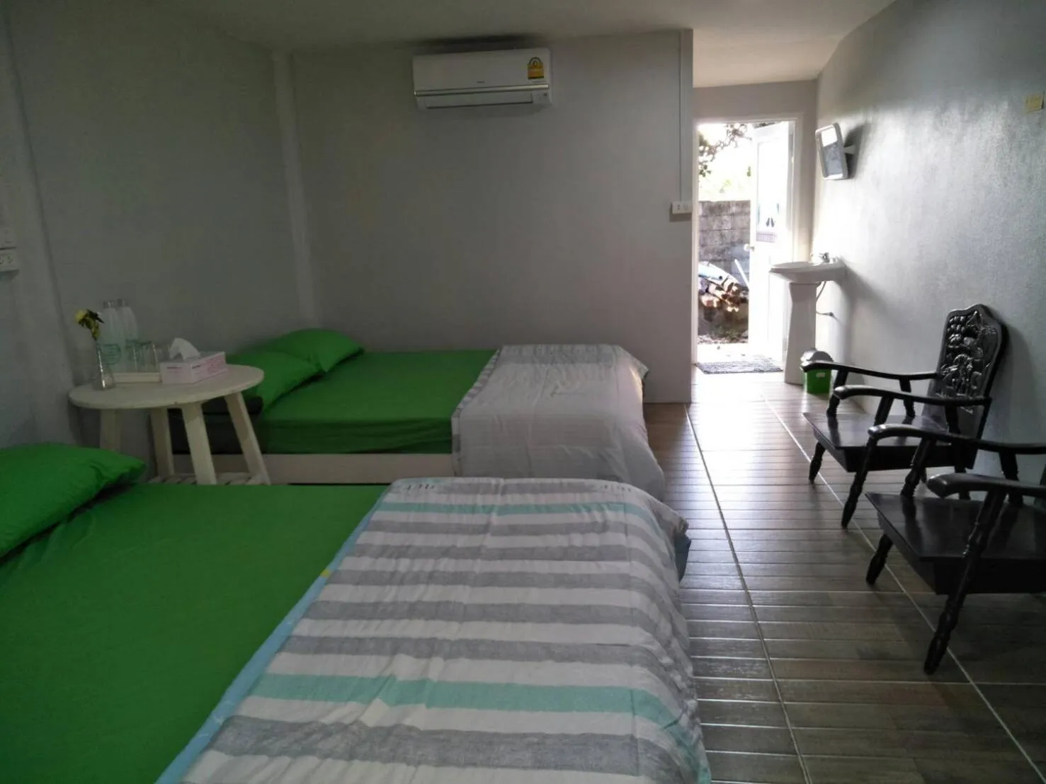 Bed in Oui Kaew Homestay
