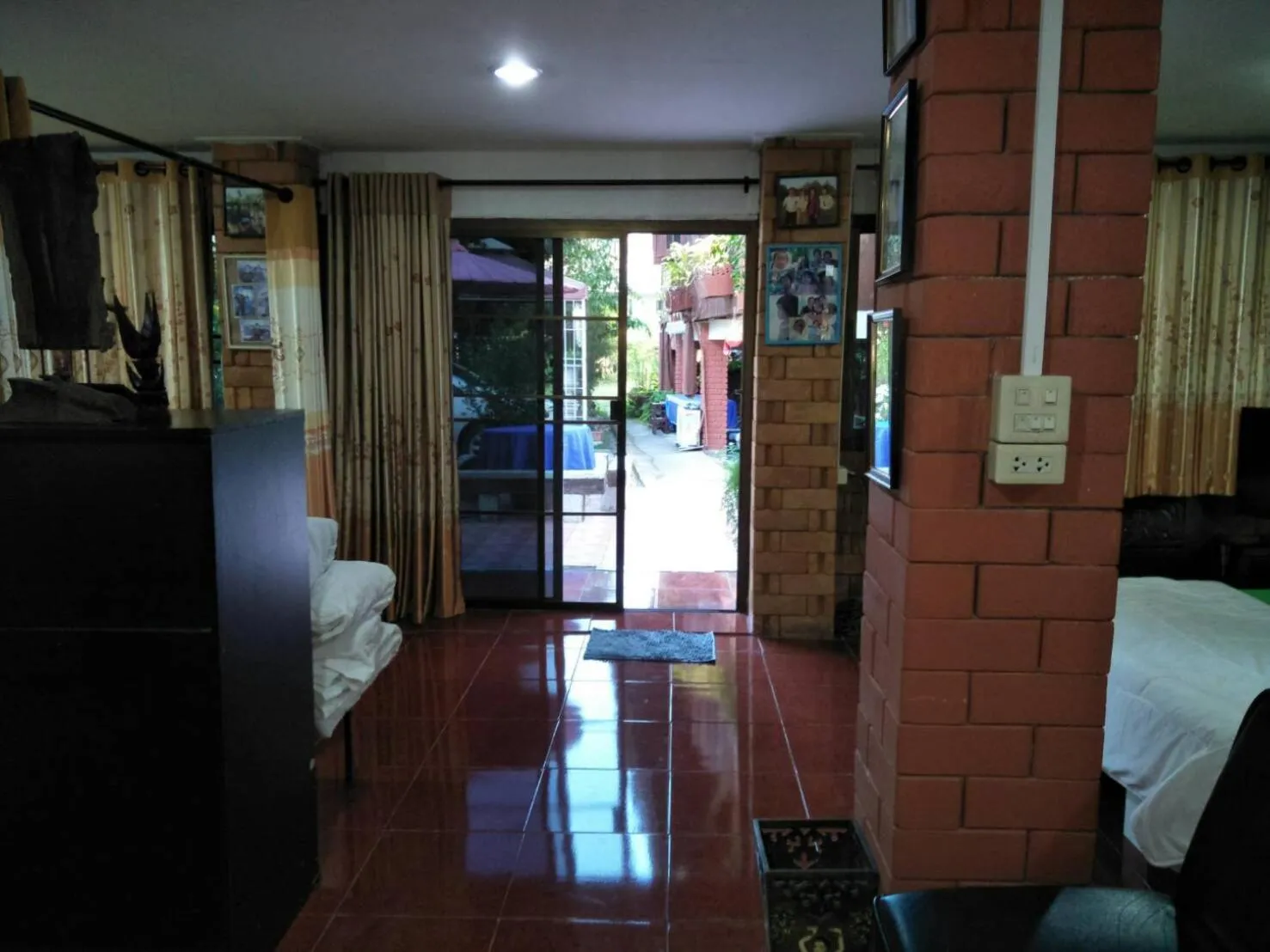 Patio, Bed in Oui Kaew Homestay