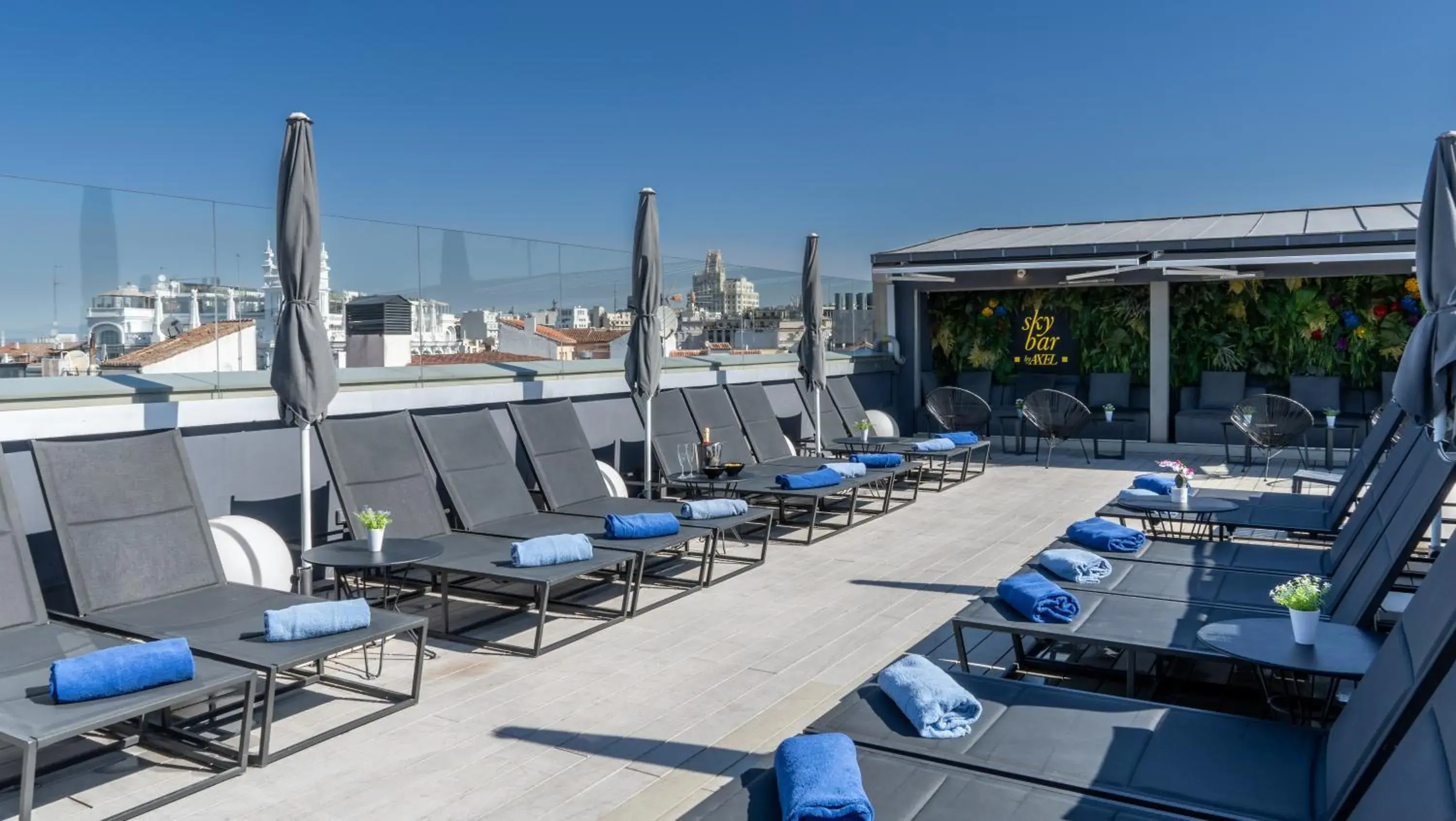 Balcony/Terrace in Axel Hotel Madrid - Adults Only