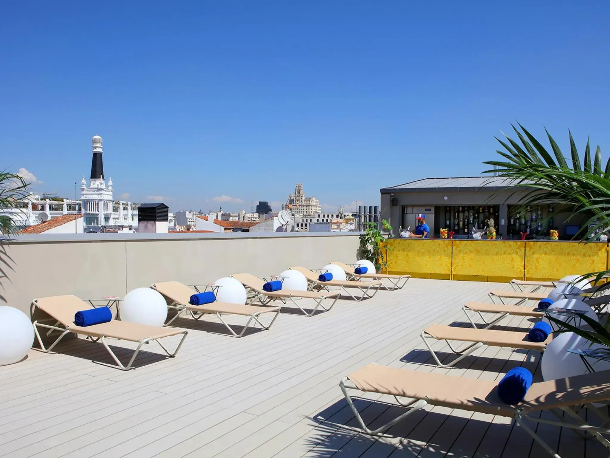Balcony/Terrace in Axel Hotel Madrid - Adults Only