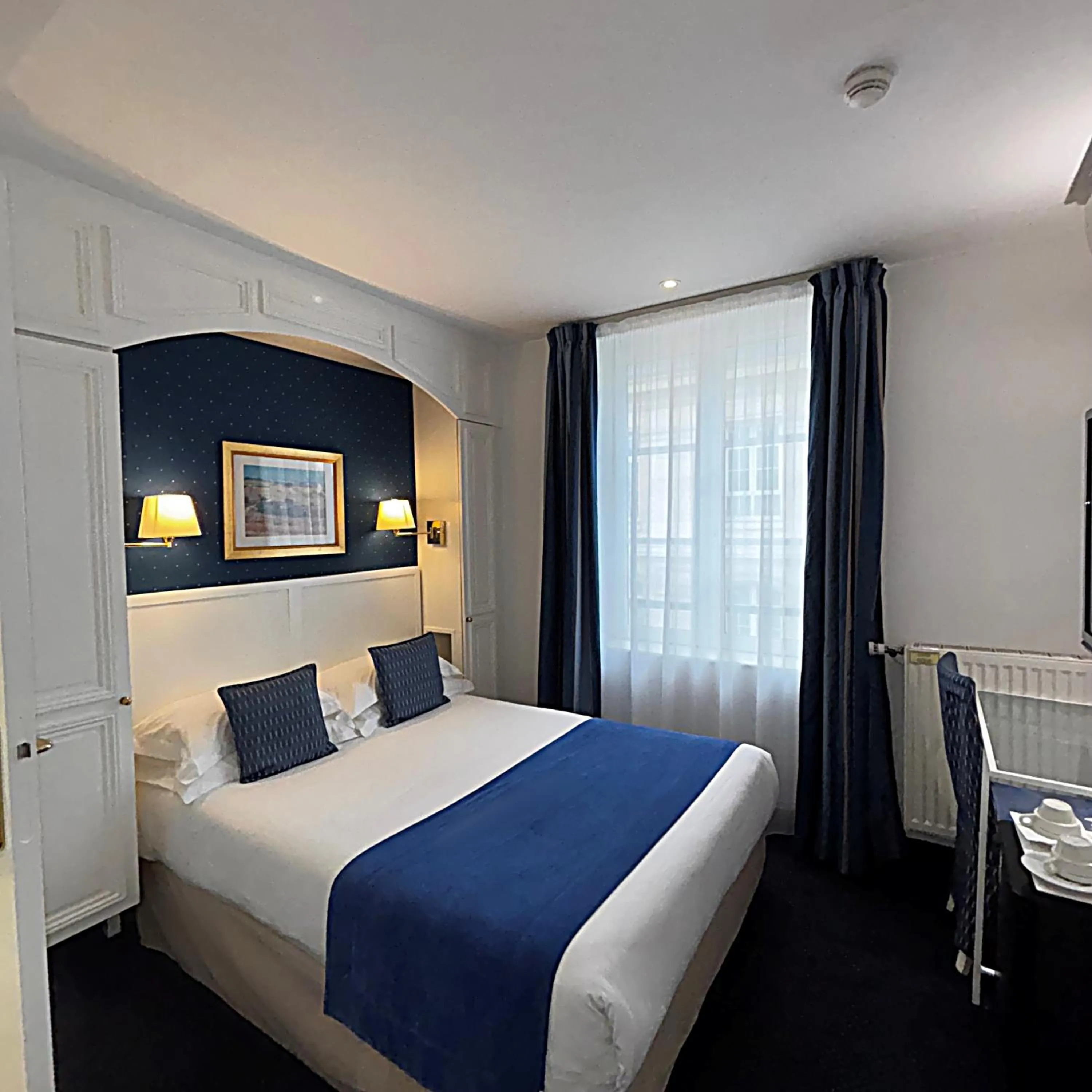 Bed in Austin's Saint Lazare Hotel