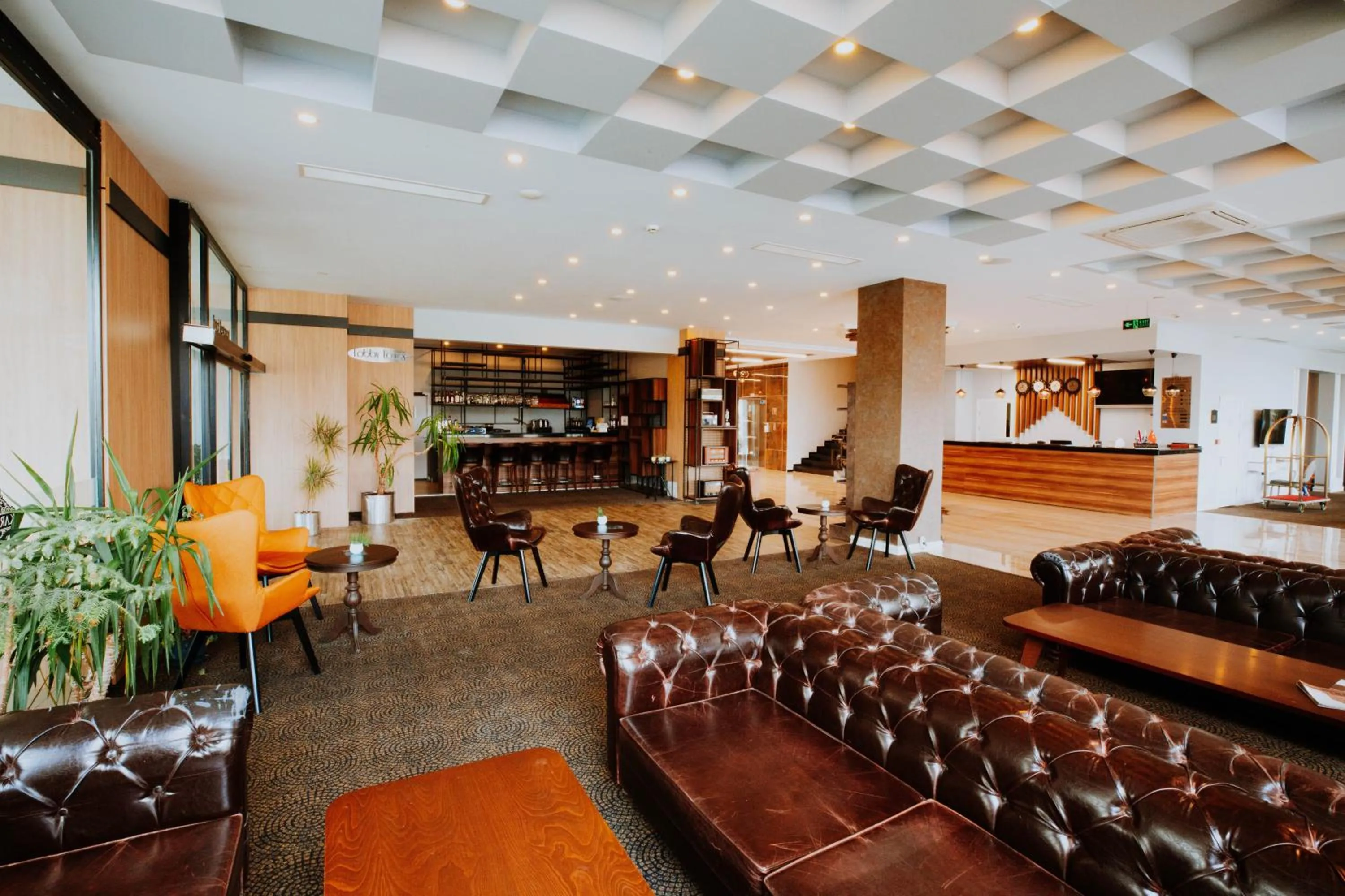 Lobby or reception in Karpalas City Hotel & Spa