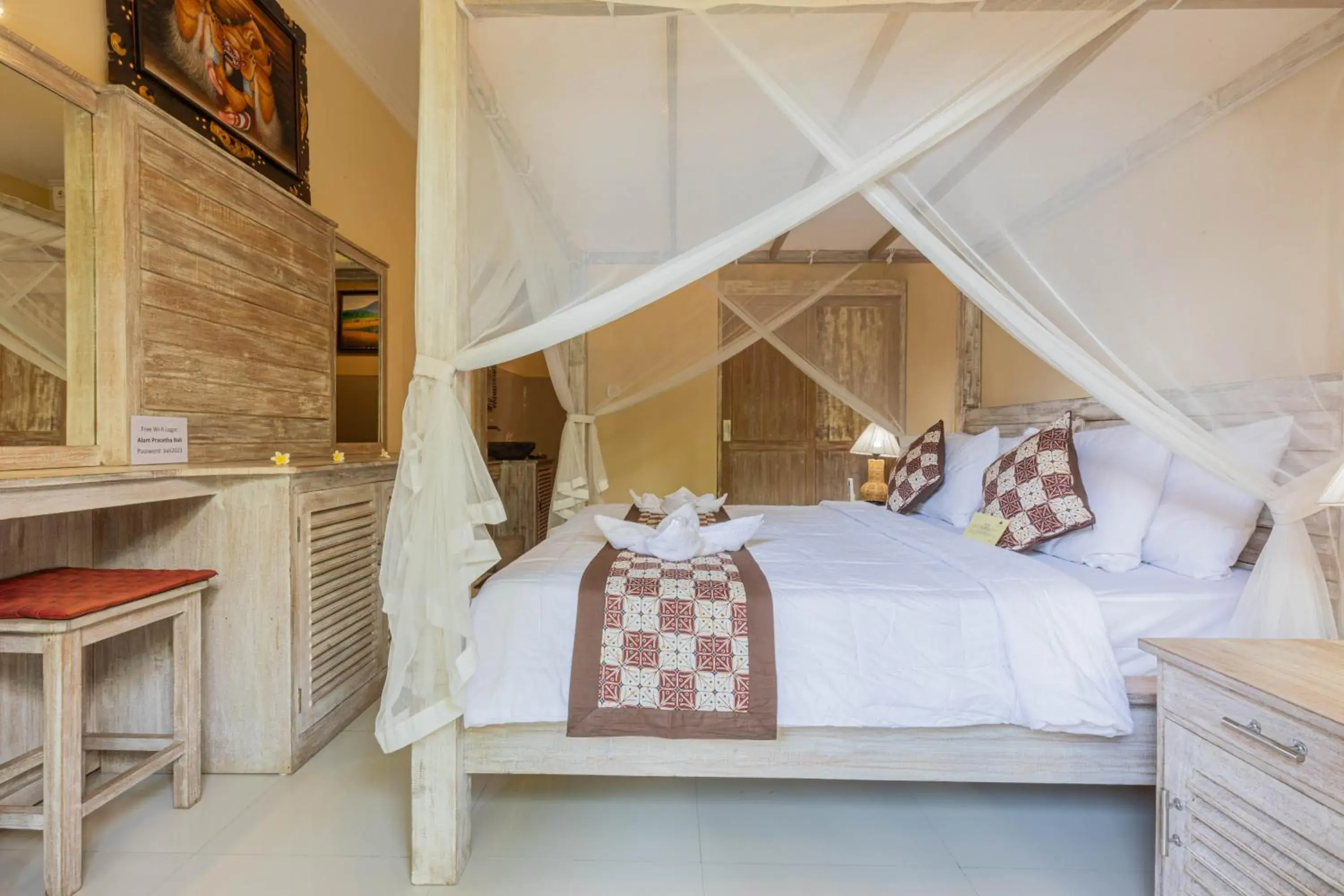 Bed in Alam Pracetha Bali Ubud Bed in Alam Pracetha Bali Ubud