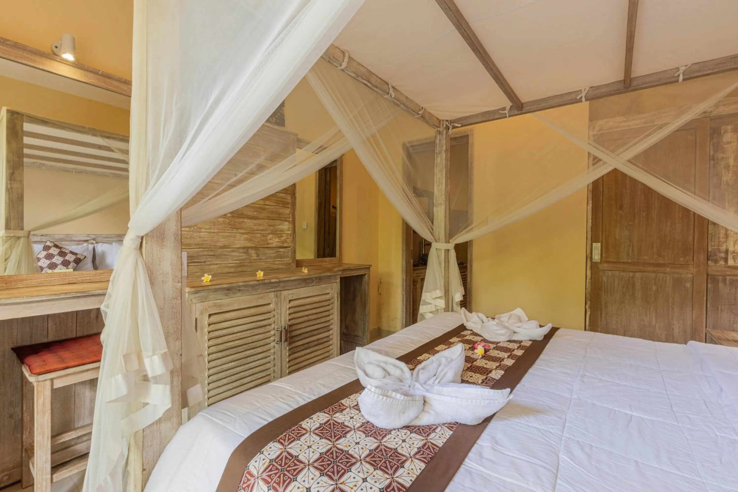 Bed in Alam Pracetha Bali Ubud