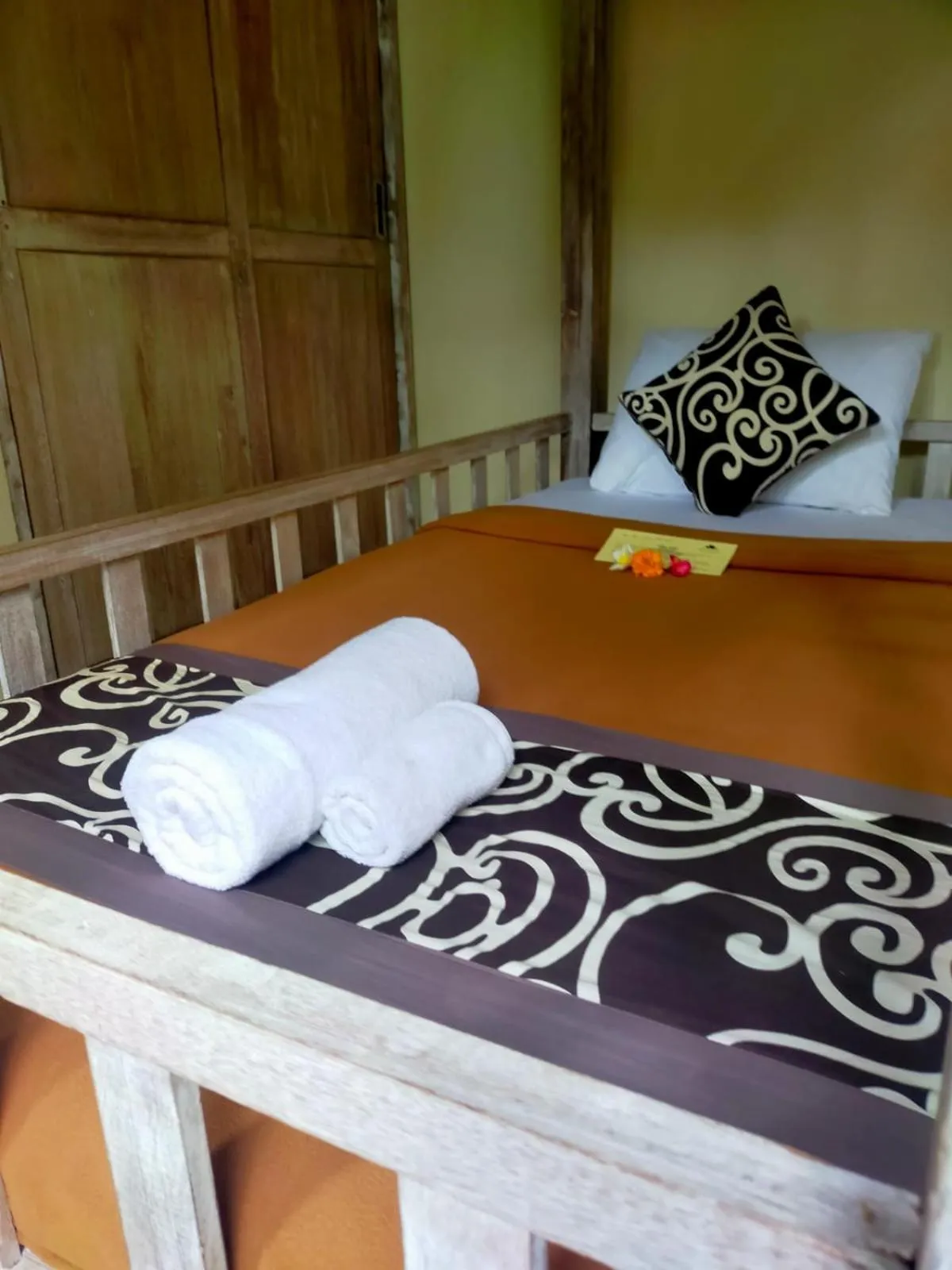 Bed in Alam Pracetha Bali Ubud